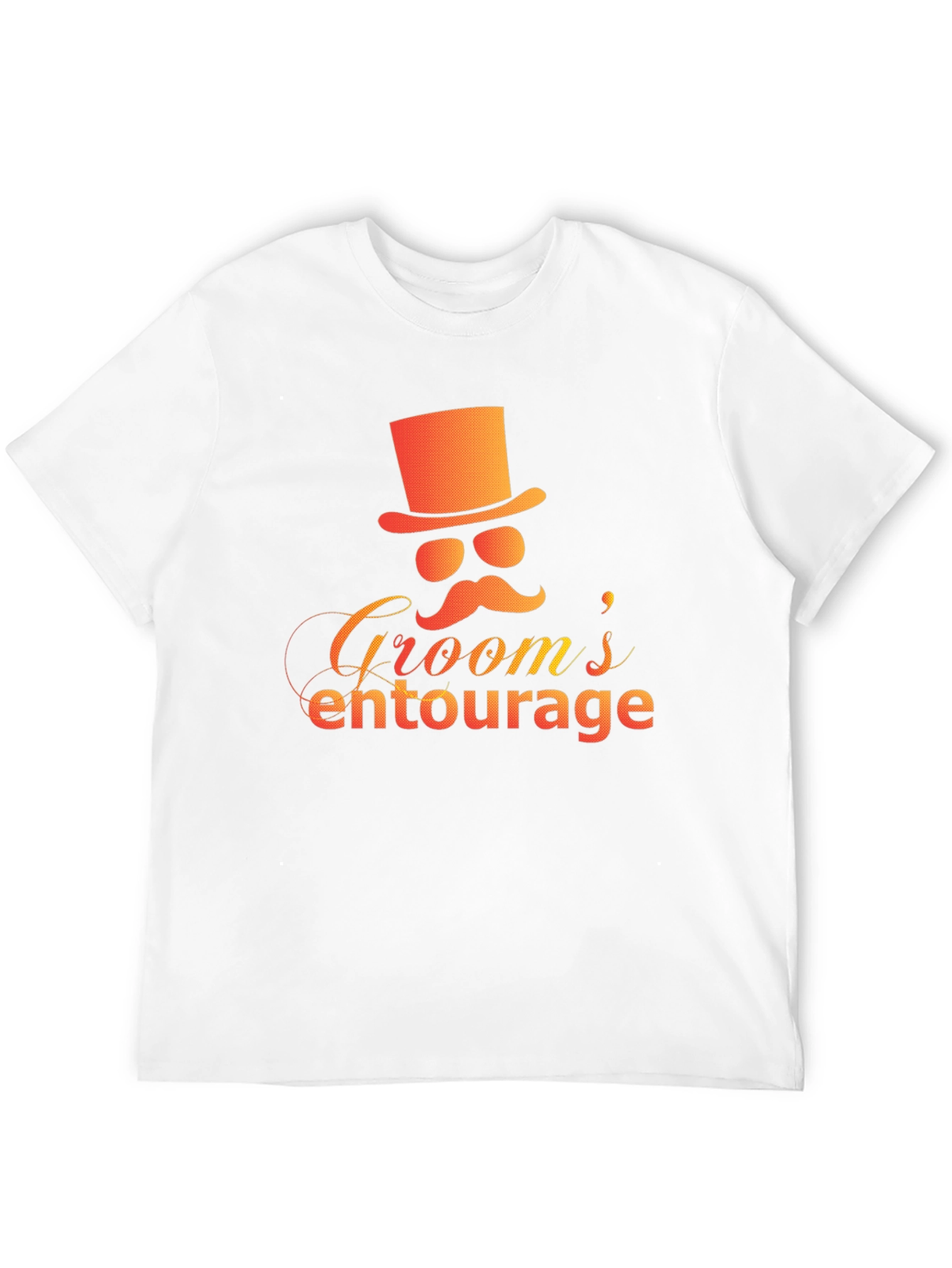 Grooms Entourage Black Graphic Tee