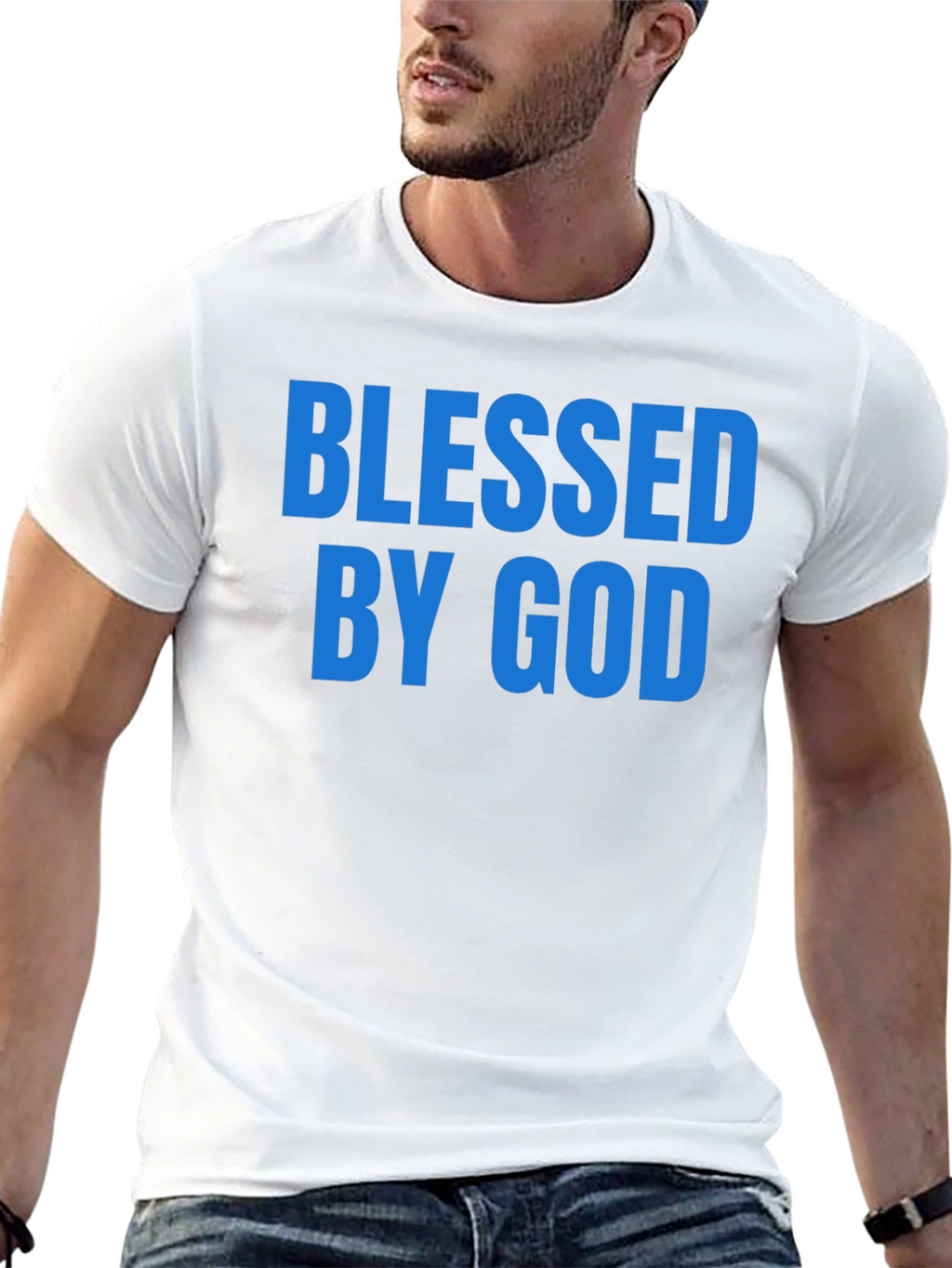 Blessed By God Graphic T-Shirt - Christian Apparel