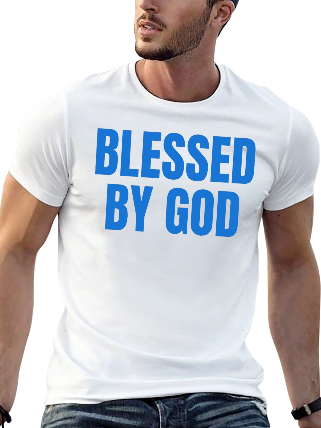 Blessed By God Graphic T-Shirt - Christian Apparel