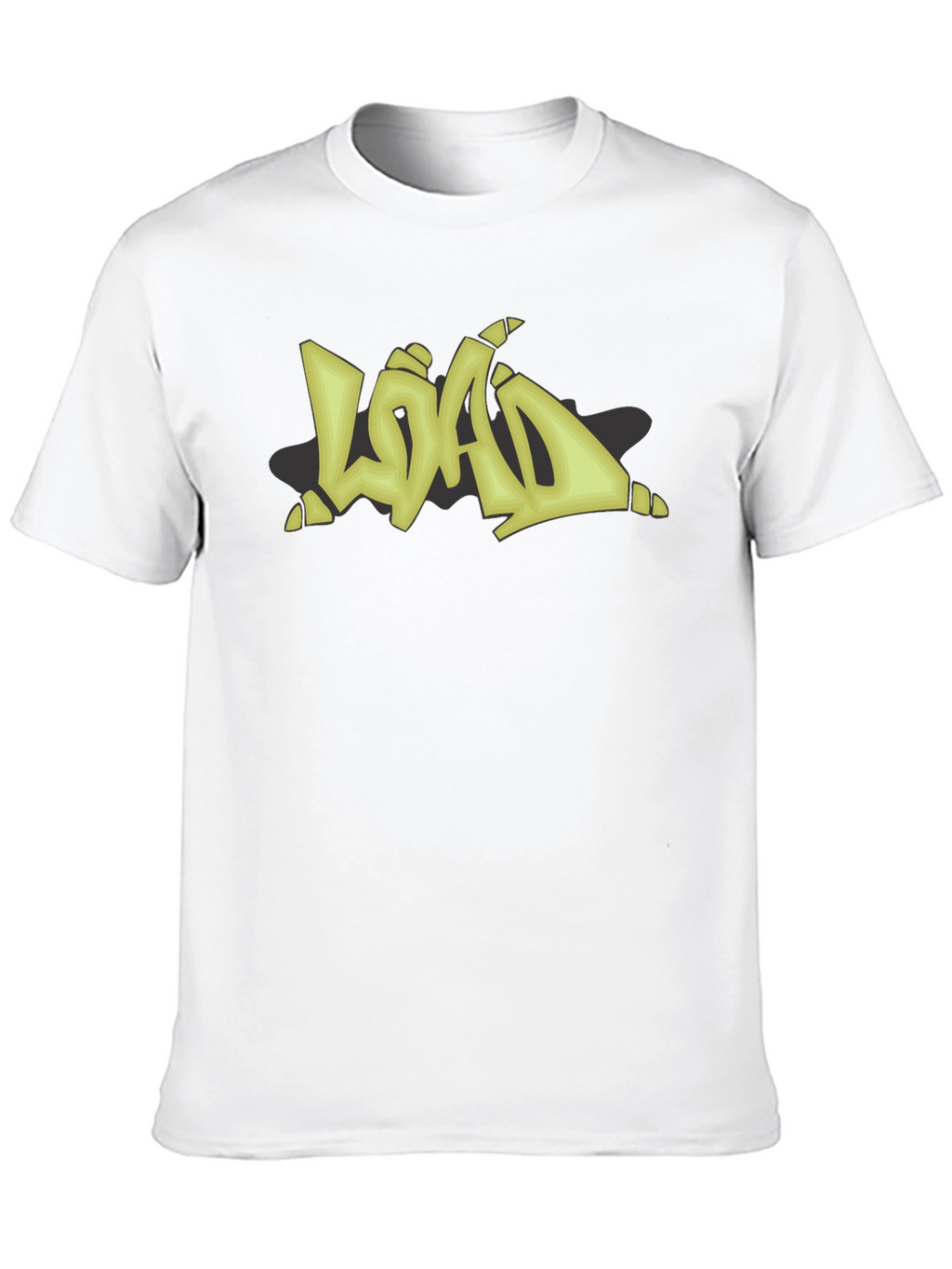 Graffiti Style LOAD Graphic Black T-Shirt