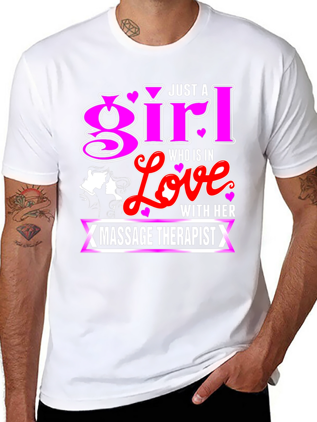 Girl in Love Massage Therapist T-Shirt