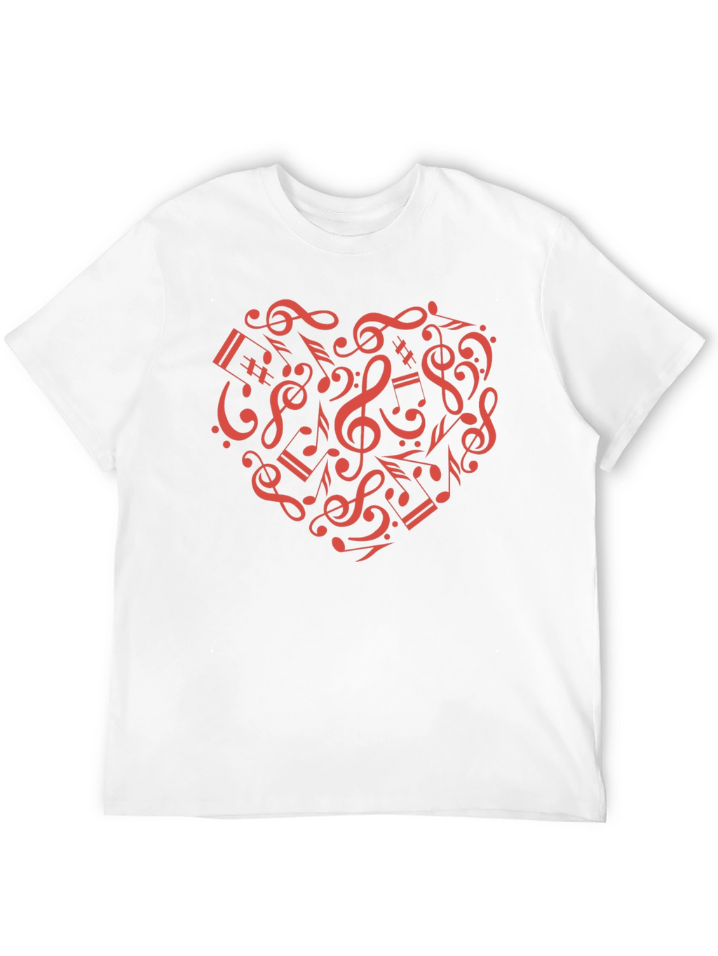Musical Heartbeat Black T-Shirt