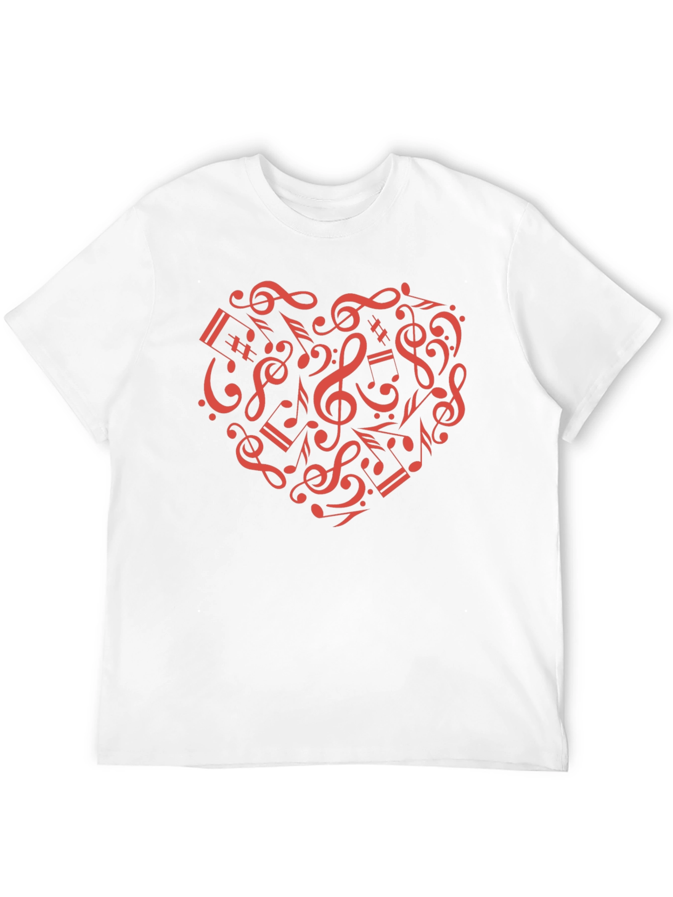 Musical Heartbeat Black T-Shirt