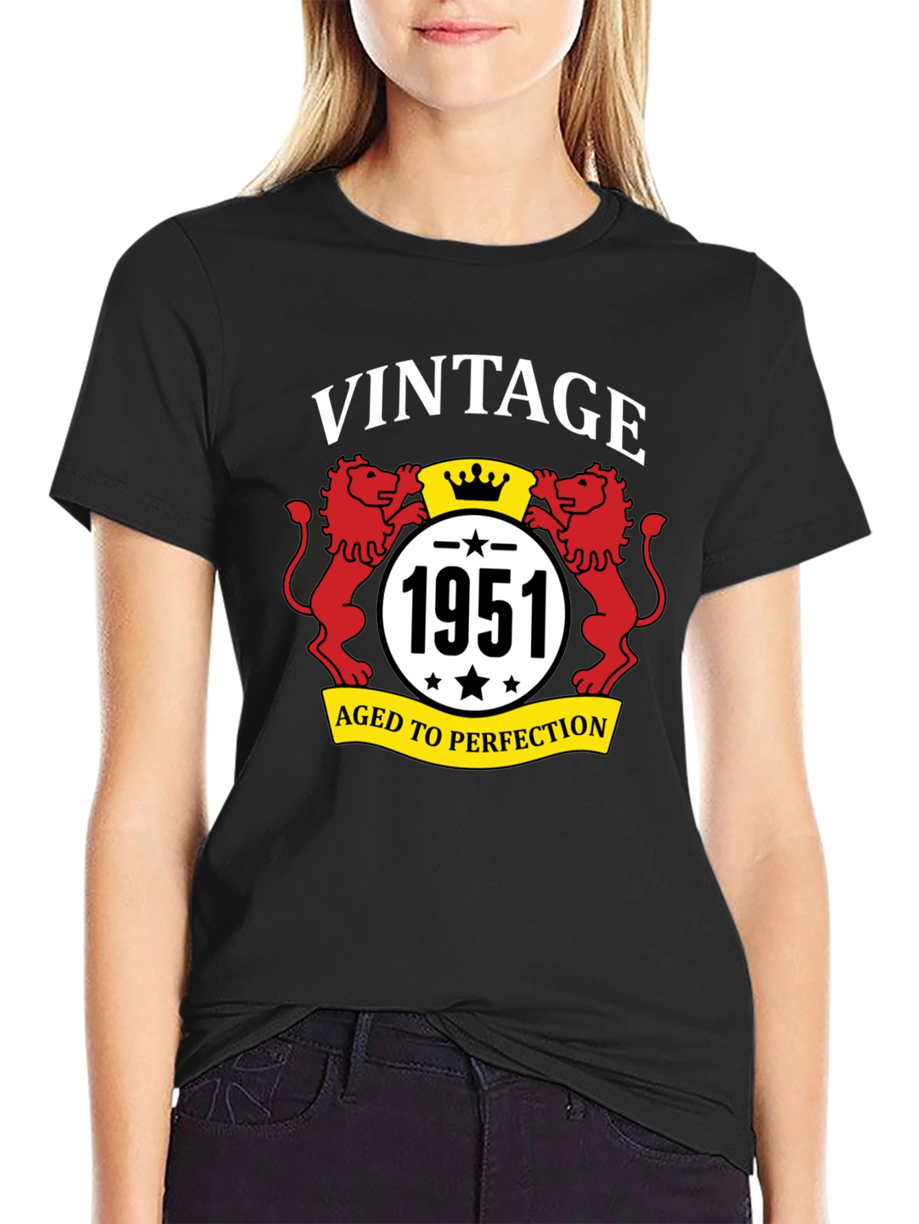 Vintage 1951 Aged To Perfection Graphic Tee