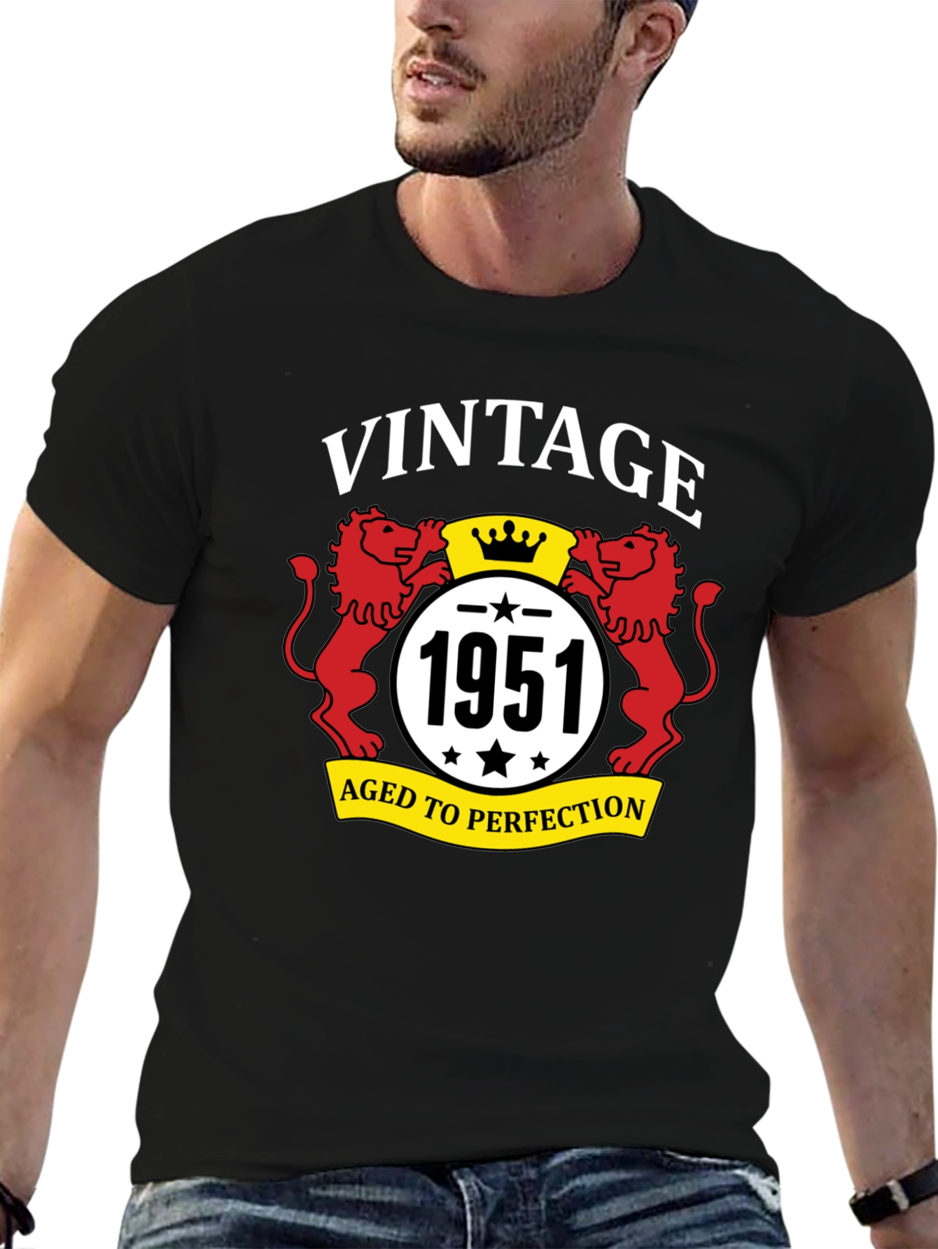 Vintage 1951 Aged To Perfection Graphic Tee