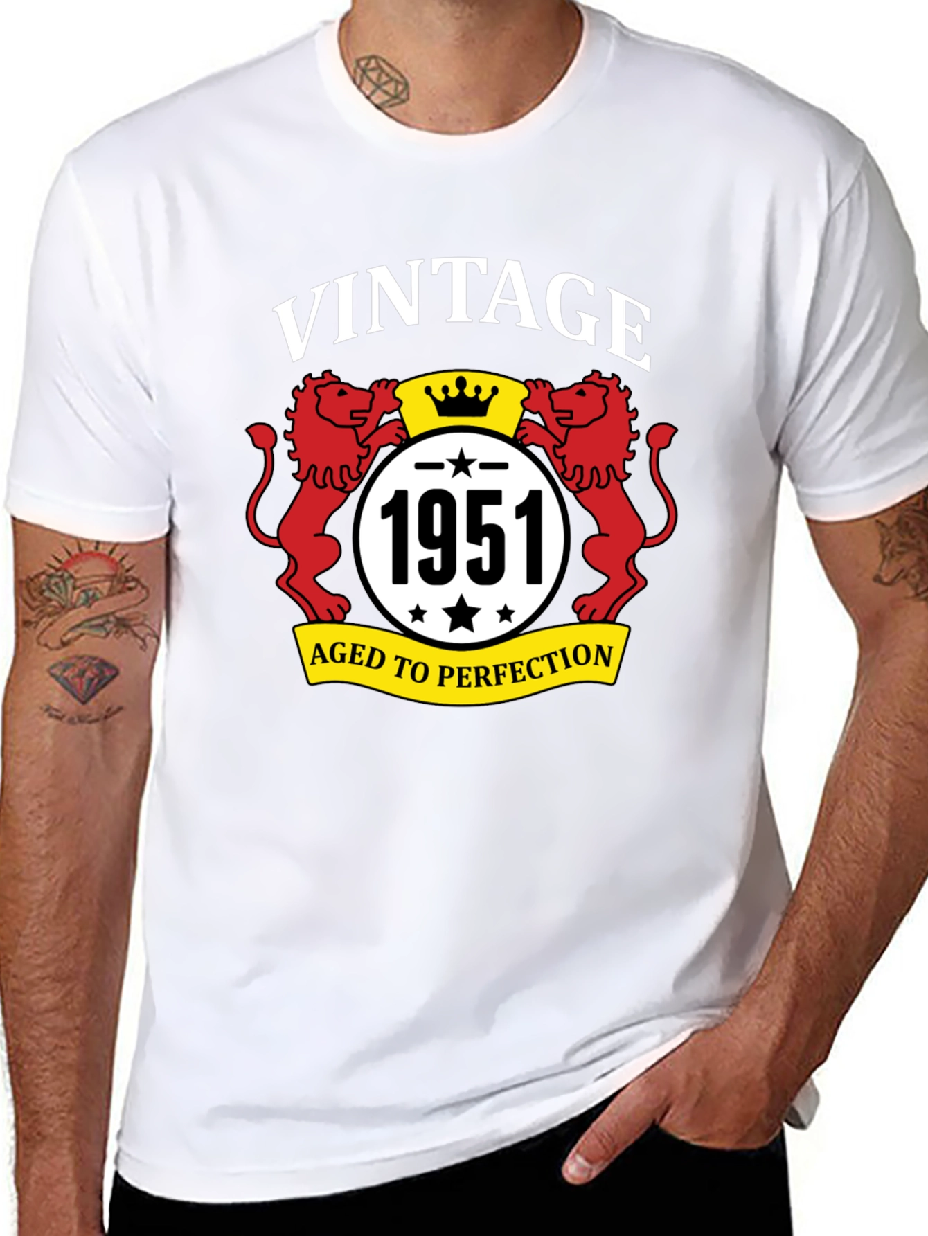 Vintage 1951 Aged To Perfection Graphic Tee
