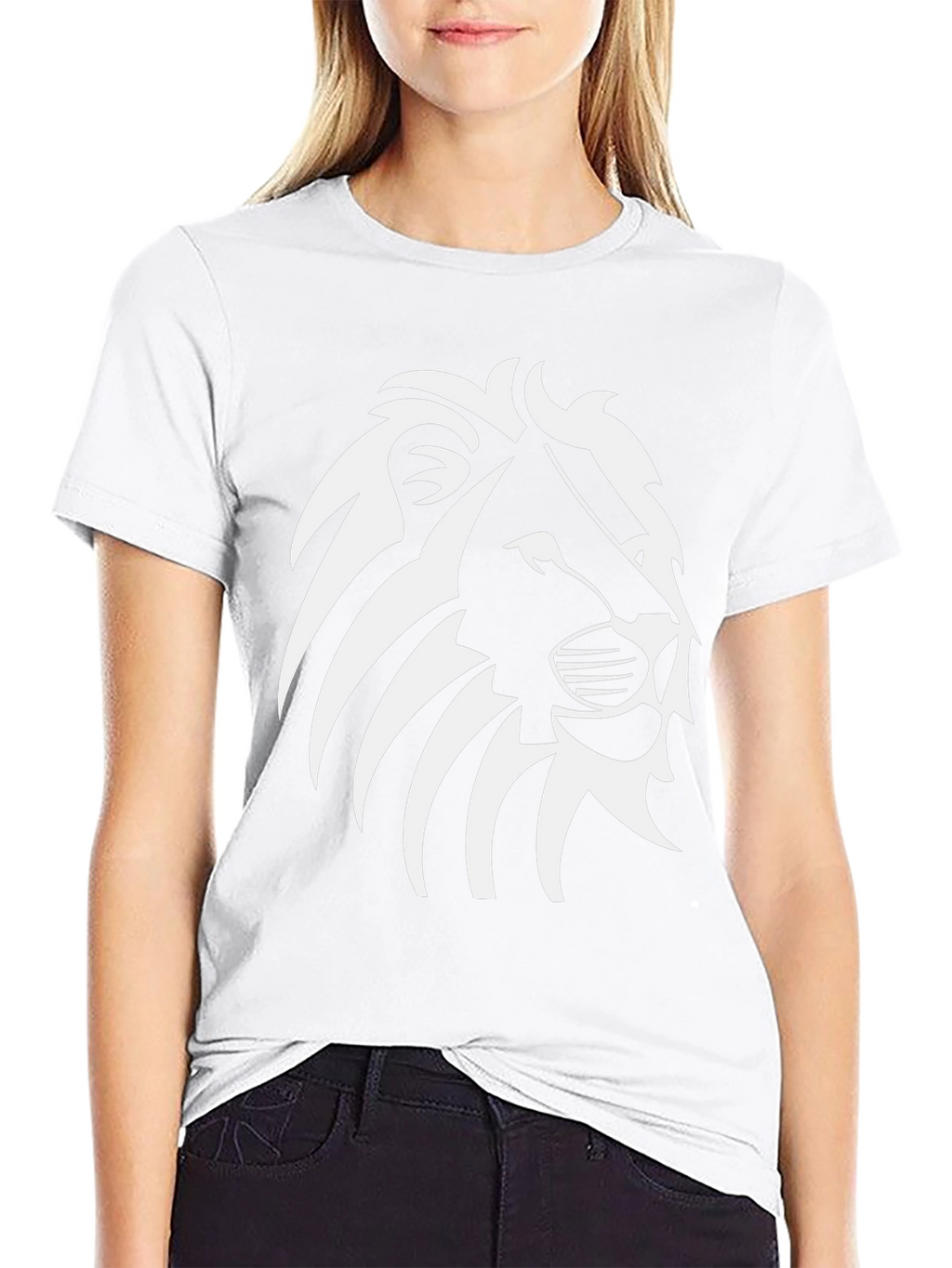 Lion Graphic Black T-Shirt - Bold Style