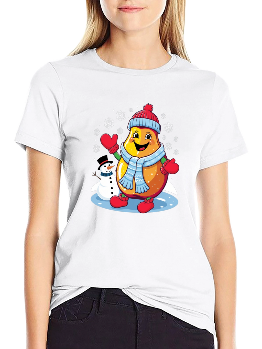 Winter Pear T-Shirt: Festive Fun!
