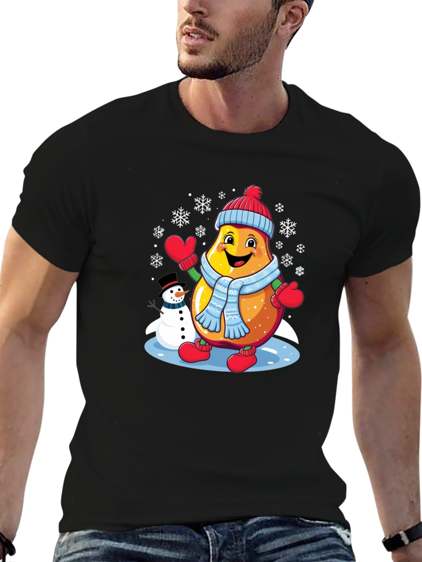 Winter Pear T-Shirt: Festive Fun!