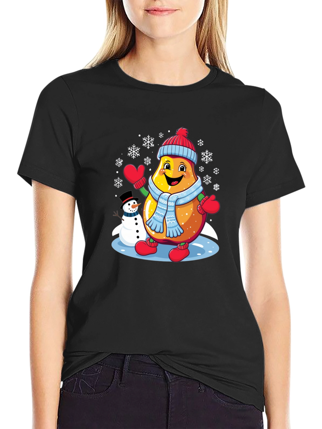 Winter Pear T-Shirt: Festive Fun!