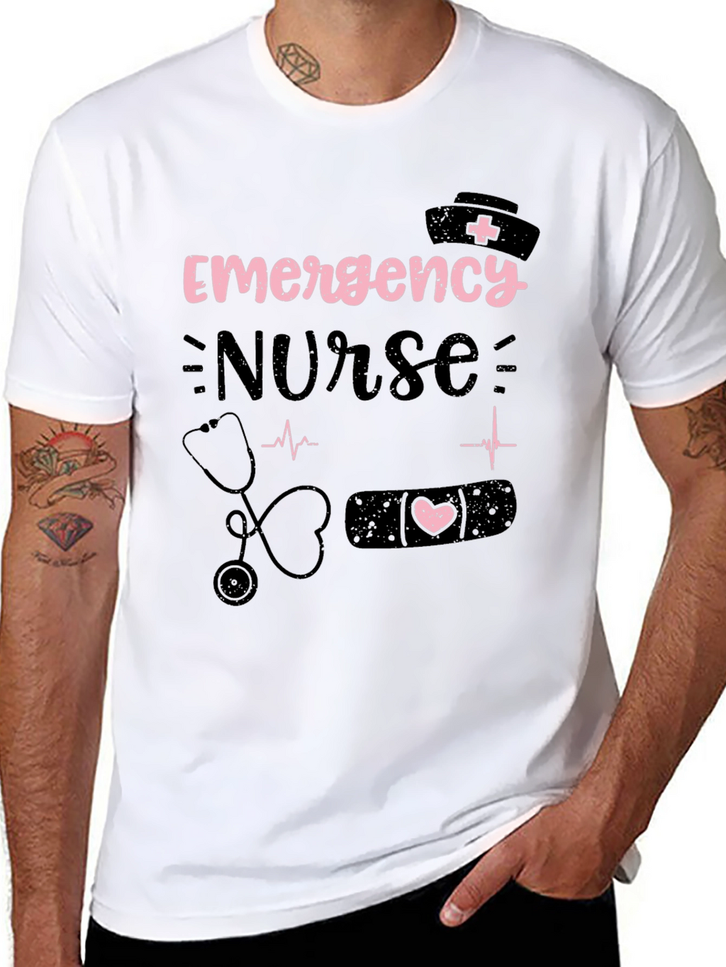 Emergency Nurse Graphic T-Shirt