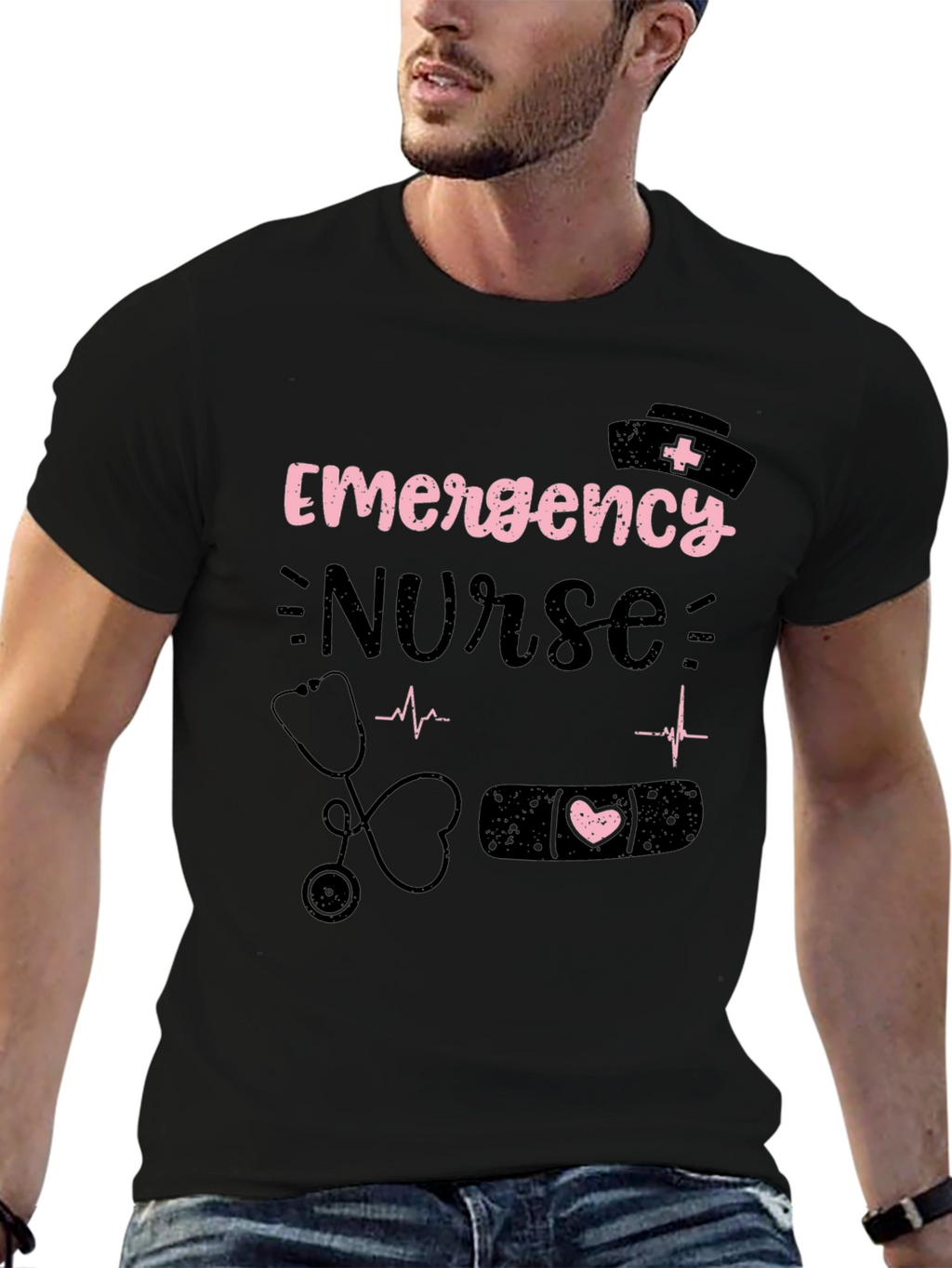 Emergency Nurse Graphic T-Shirt