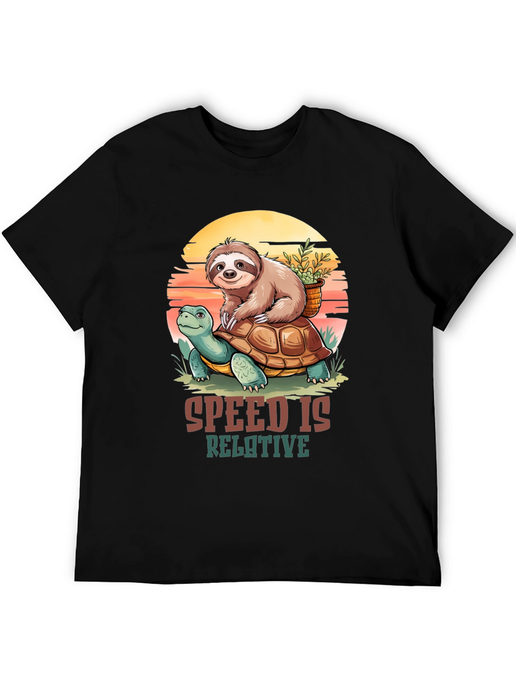 Sloth Turtle Speed is Relative T-Shirt