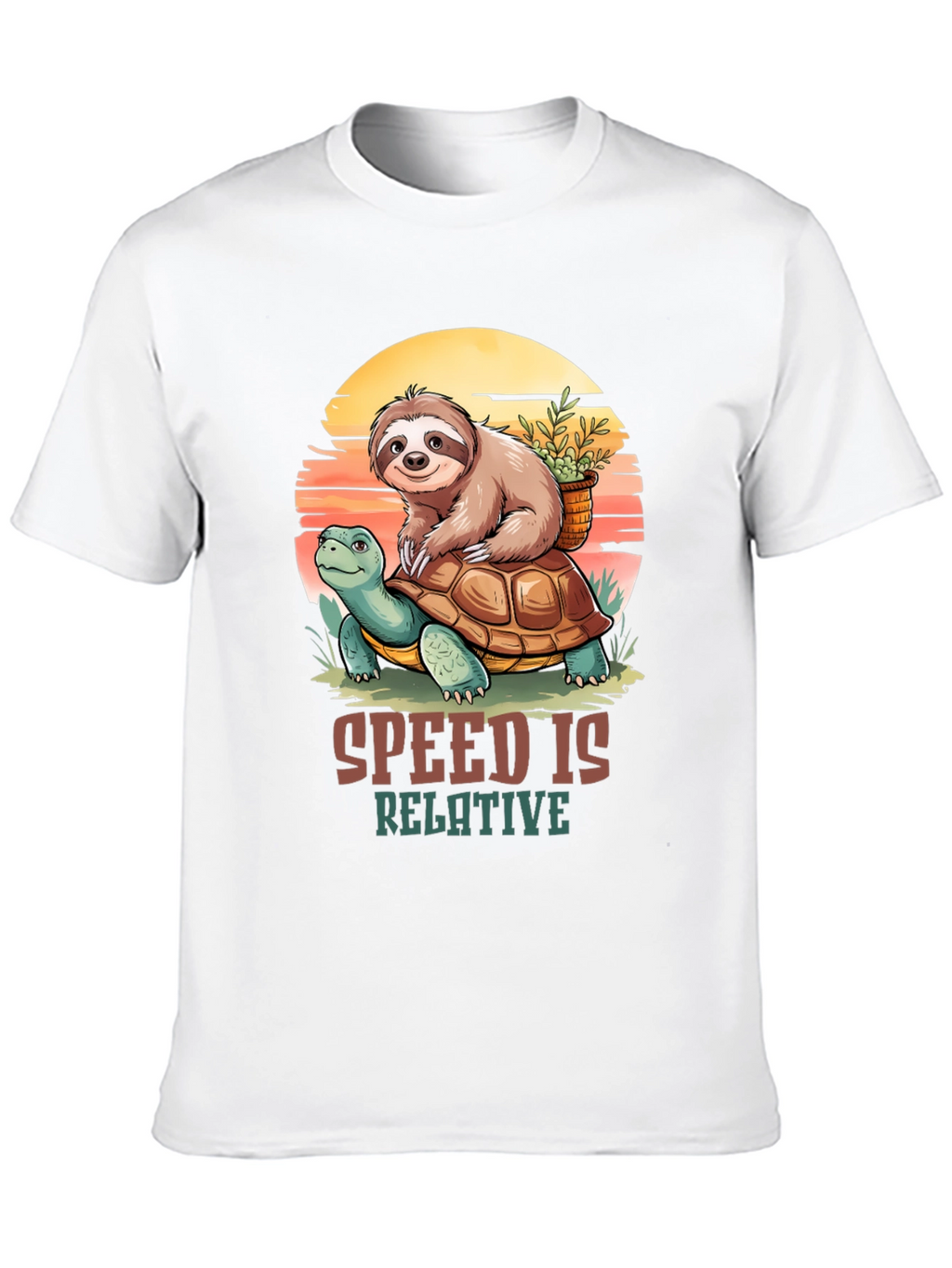 Sloth Turtle Speed is Relative T-Shirt