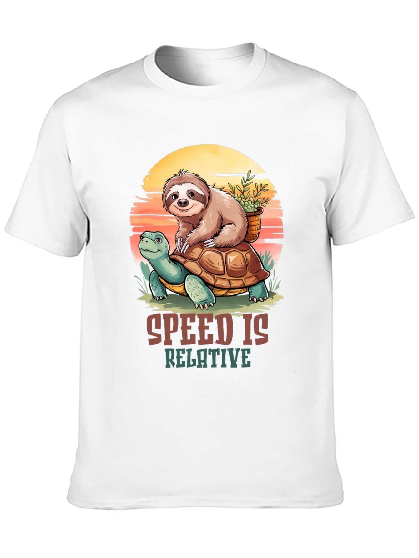 Sloth Turtle Speed is Relative T-Shirt