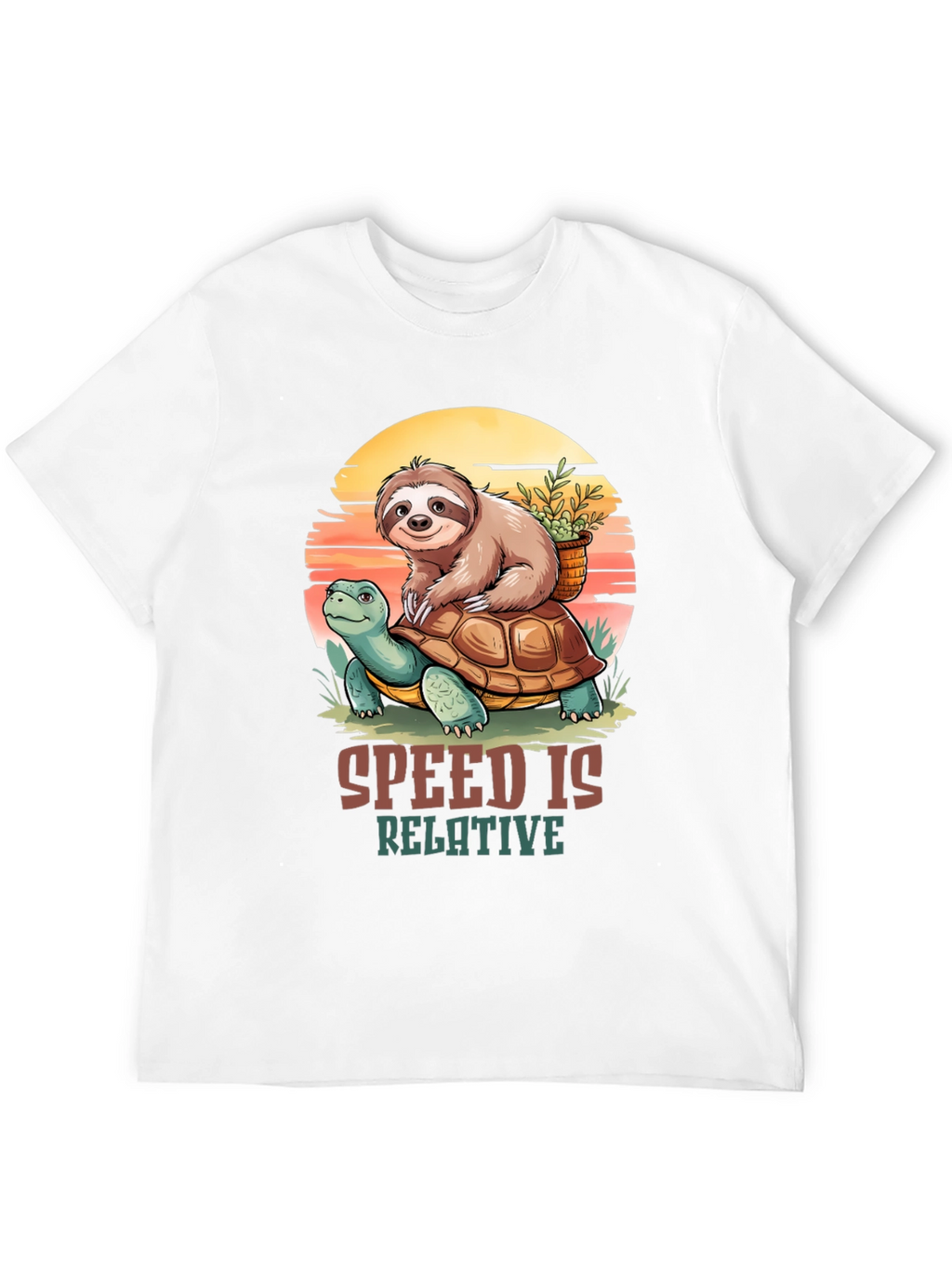 Sloth Turtle Speed is Relative T-Shirt