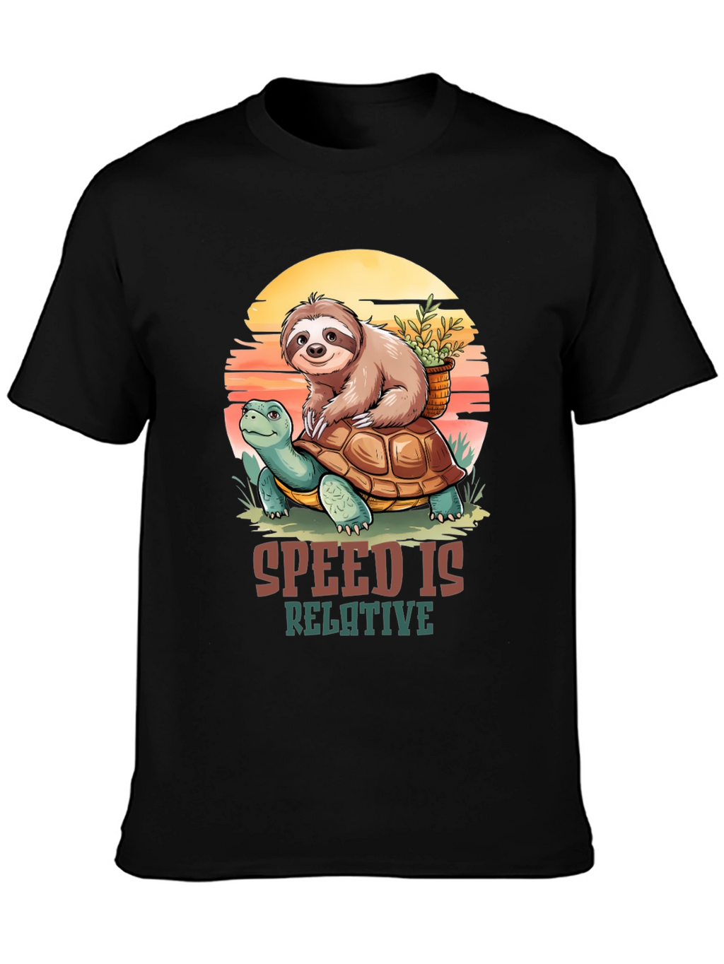 Sloth Turtle Speed is Relative T-Shirt