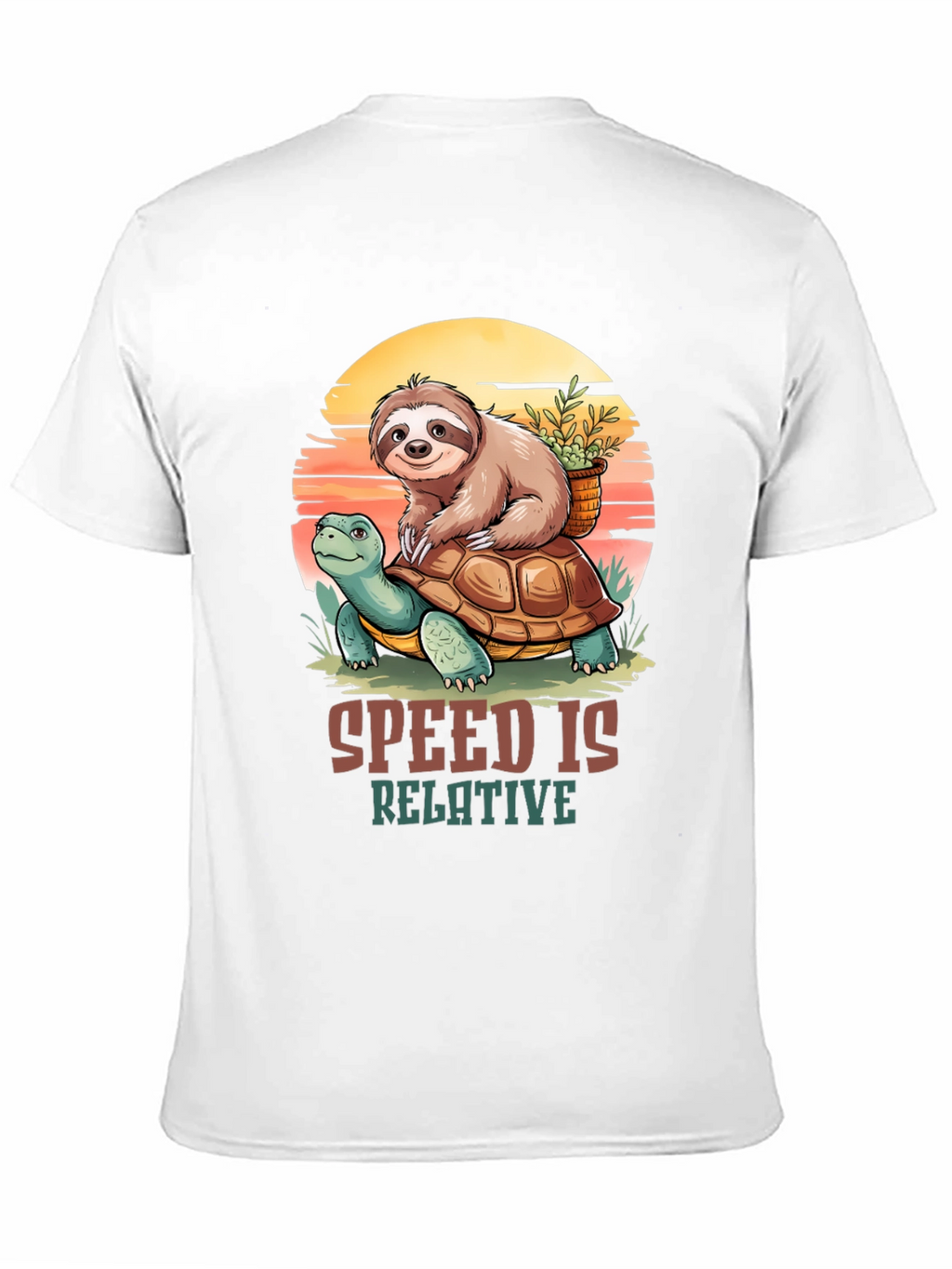 Sloth Turtle Speed is Relative T-Shirt