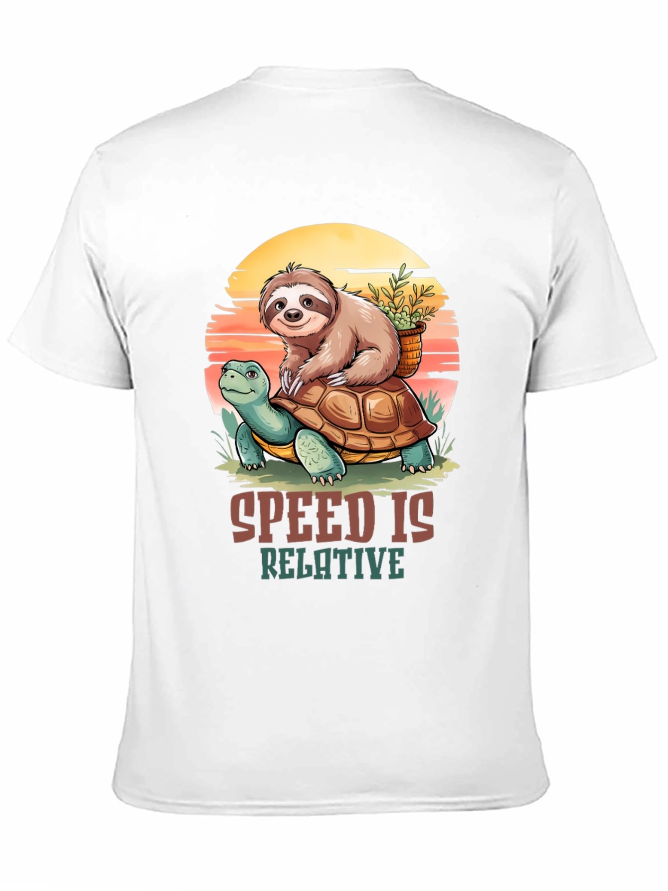Sloth Turtle Speed is Relative T-Shirt