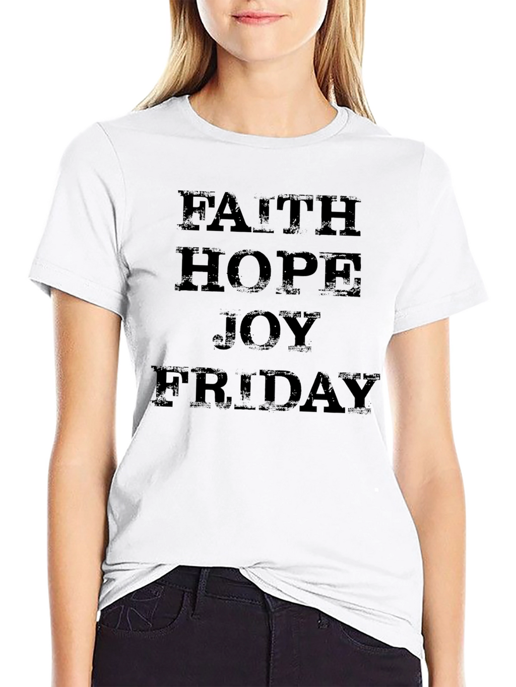 Faith Hope Joy Friday Graphic Tee