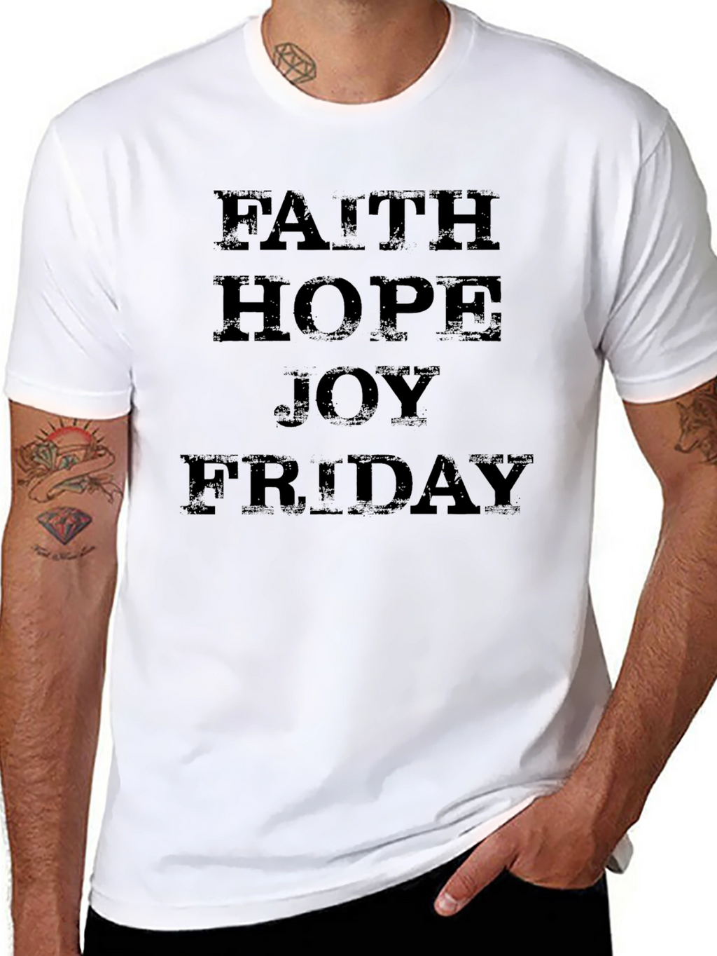 Faith Hope Joy Friday Graphic Tee