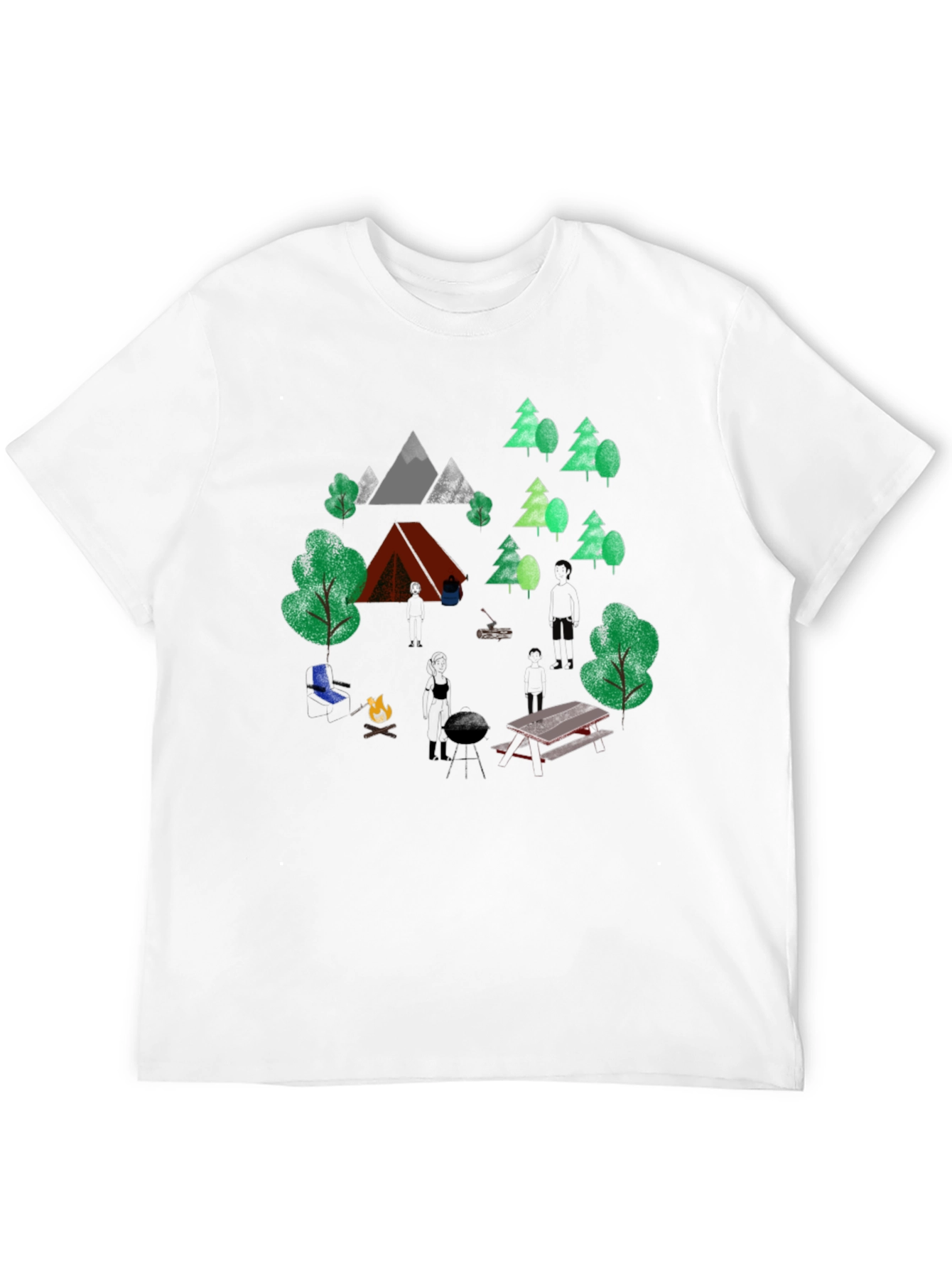 Camping Adventure Graphic T-Shirt