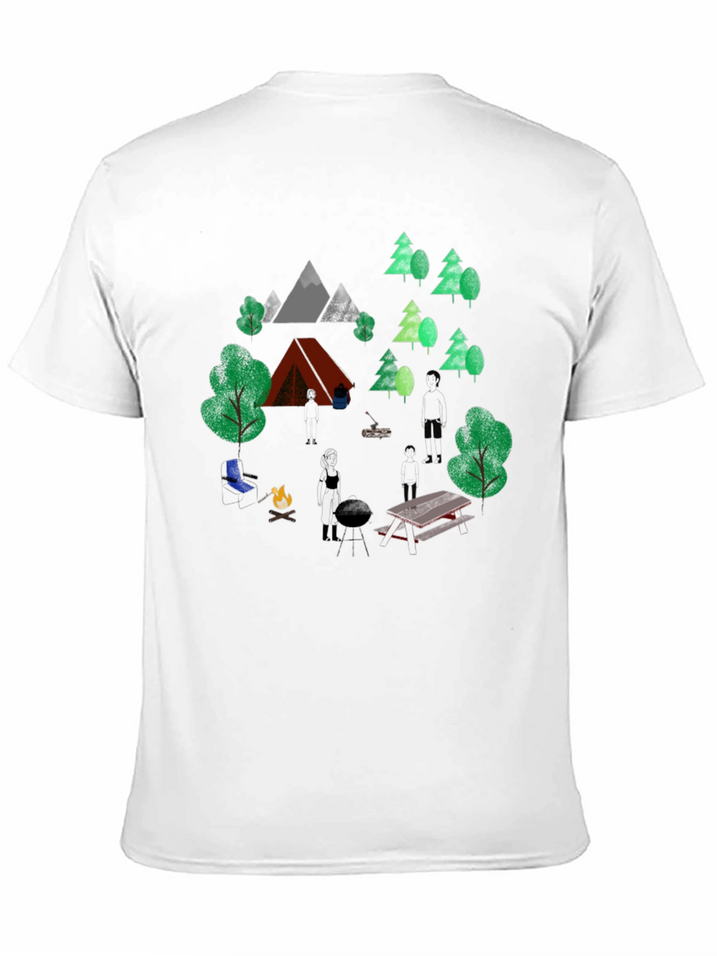 Camping Adventure Graphic T-Shirt