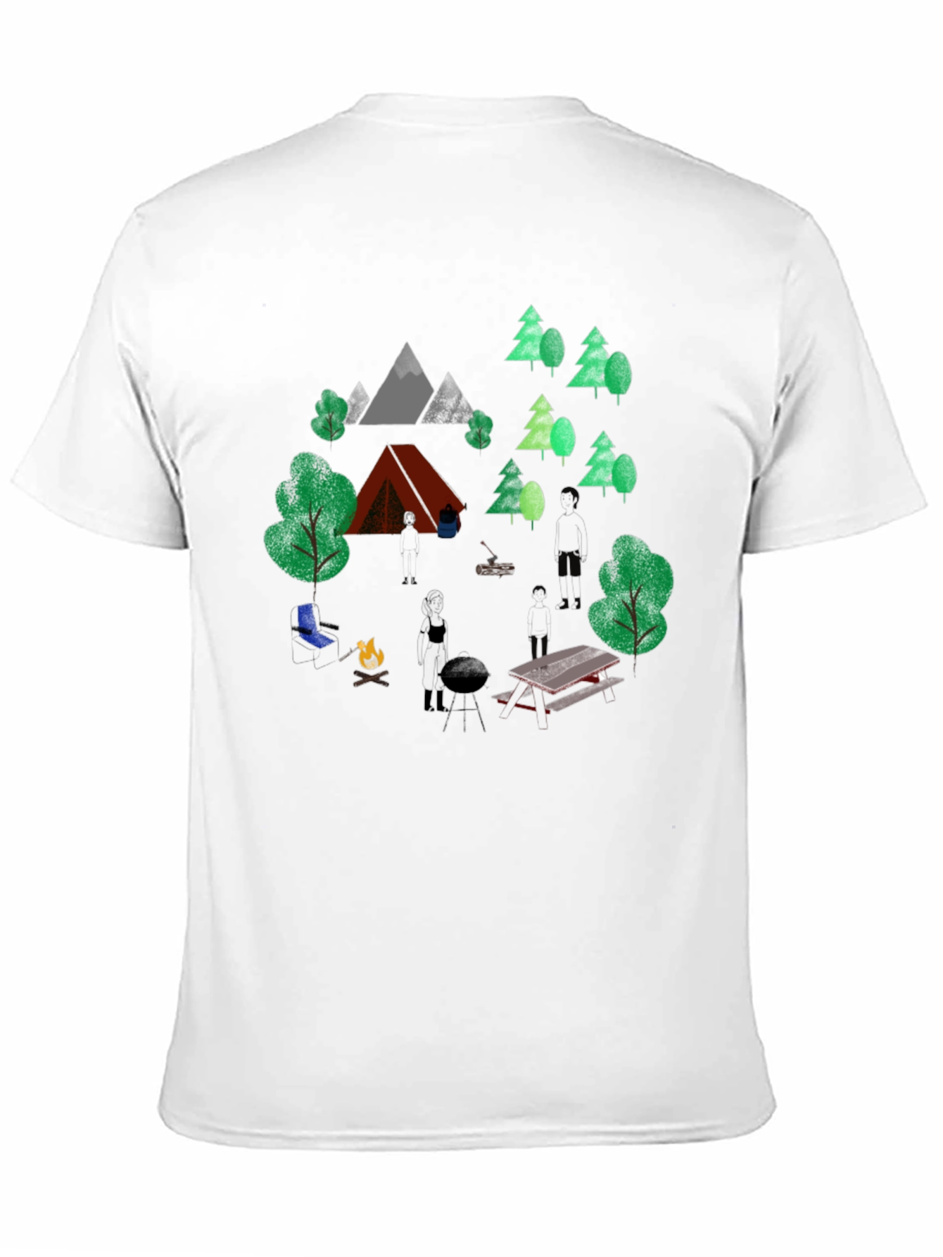Camping Adventure Graphic T-Shirt