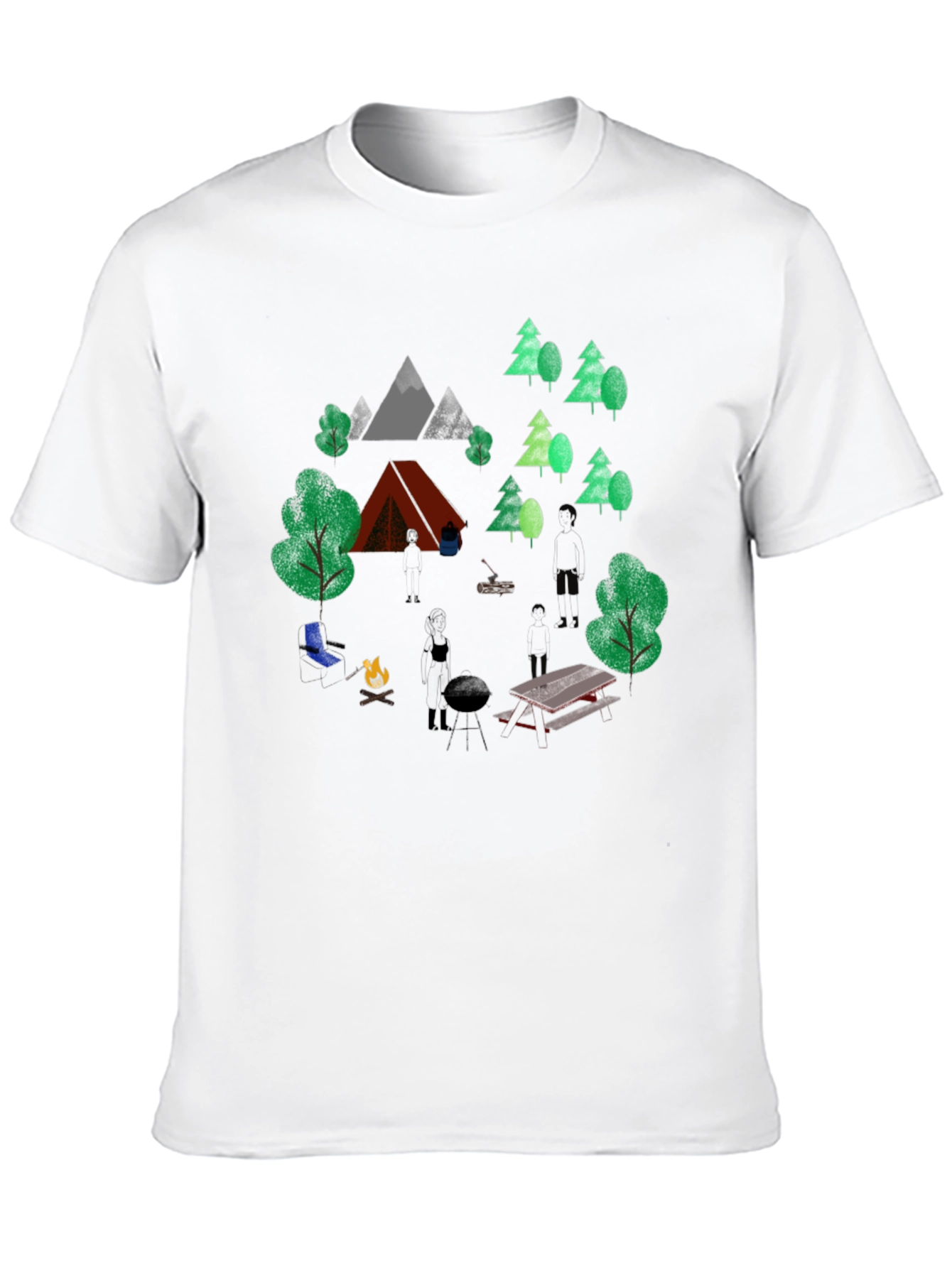 Camping Adventure Graphic T-Shirt