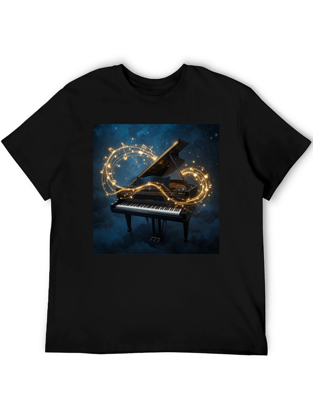 Grand Piano Music Tee