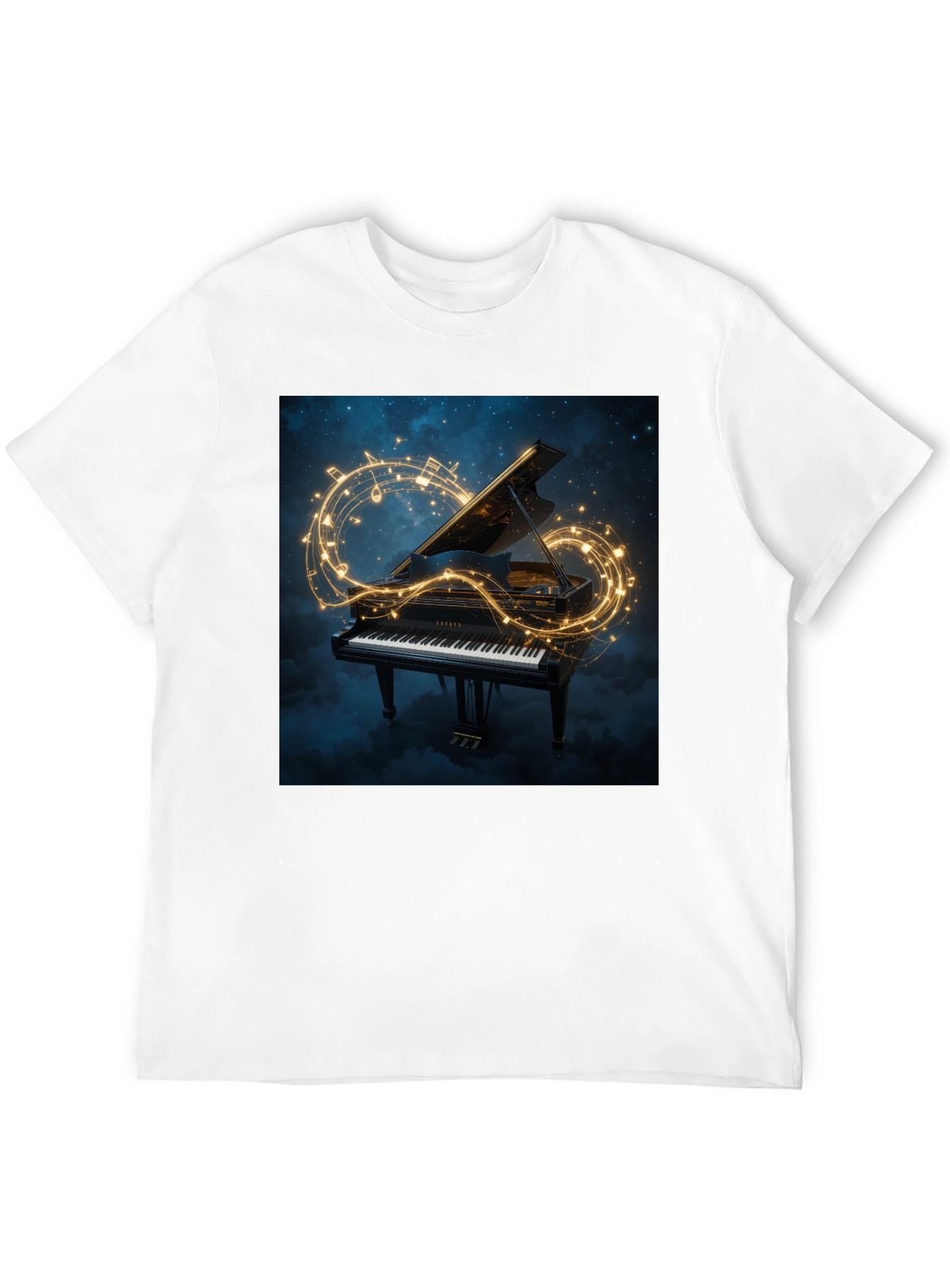 Grand Piano Music Tee