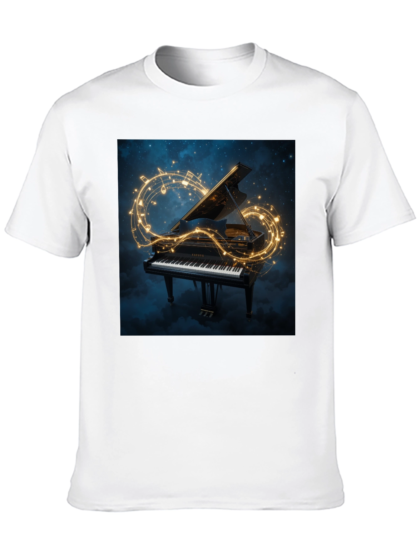 Grand Piano Music Tee