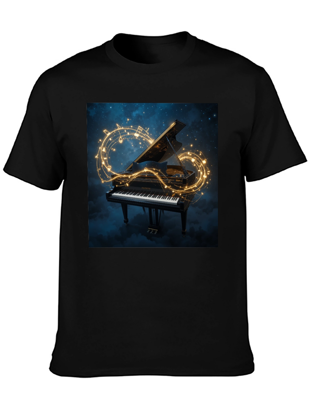 Grand Piano Music Tee