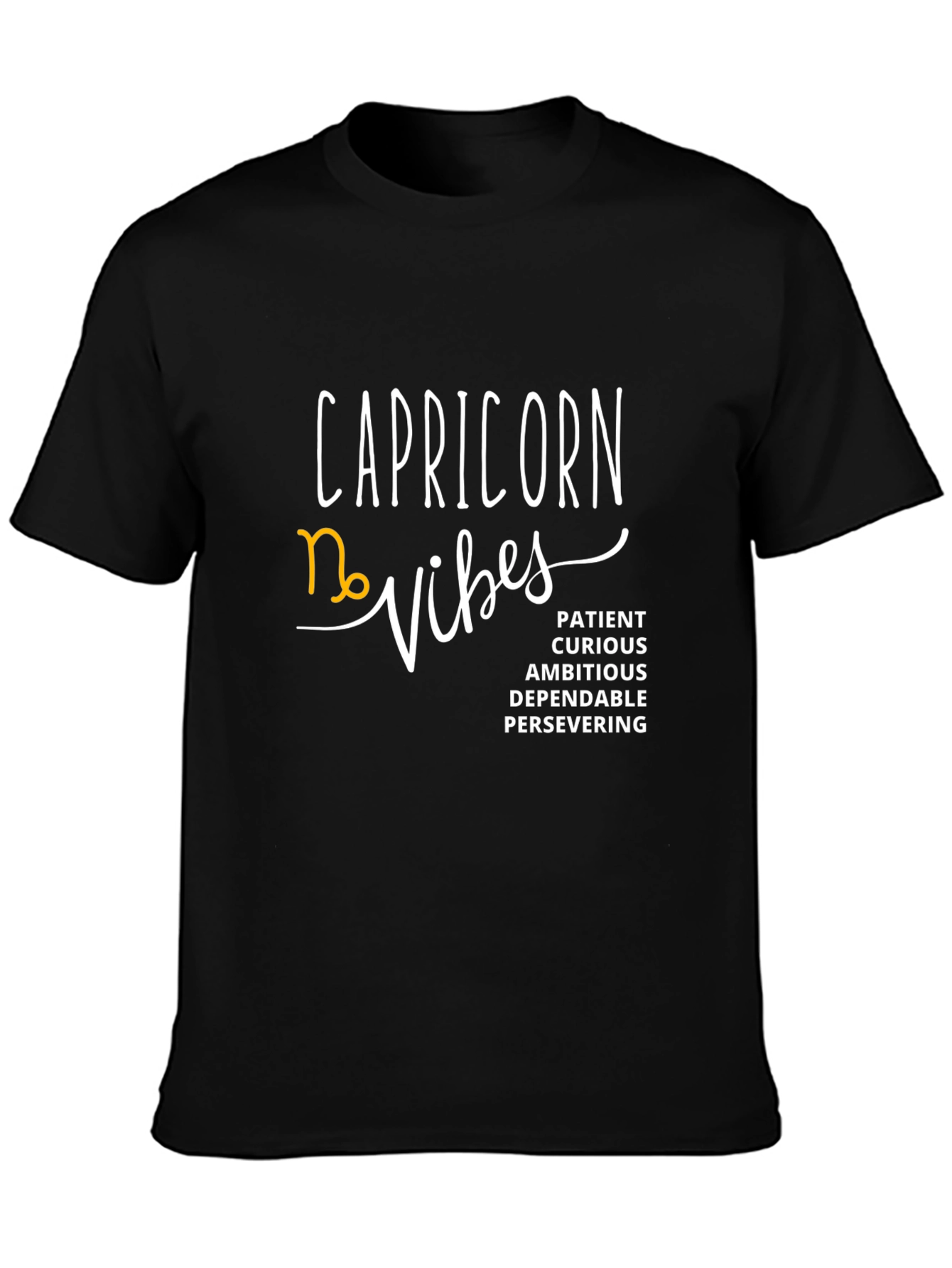 Capricorn Vibes T-Shirt Zodiac Sign Astrology Tee