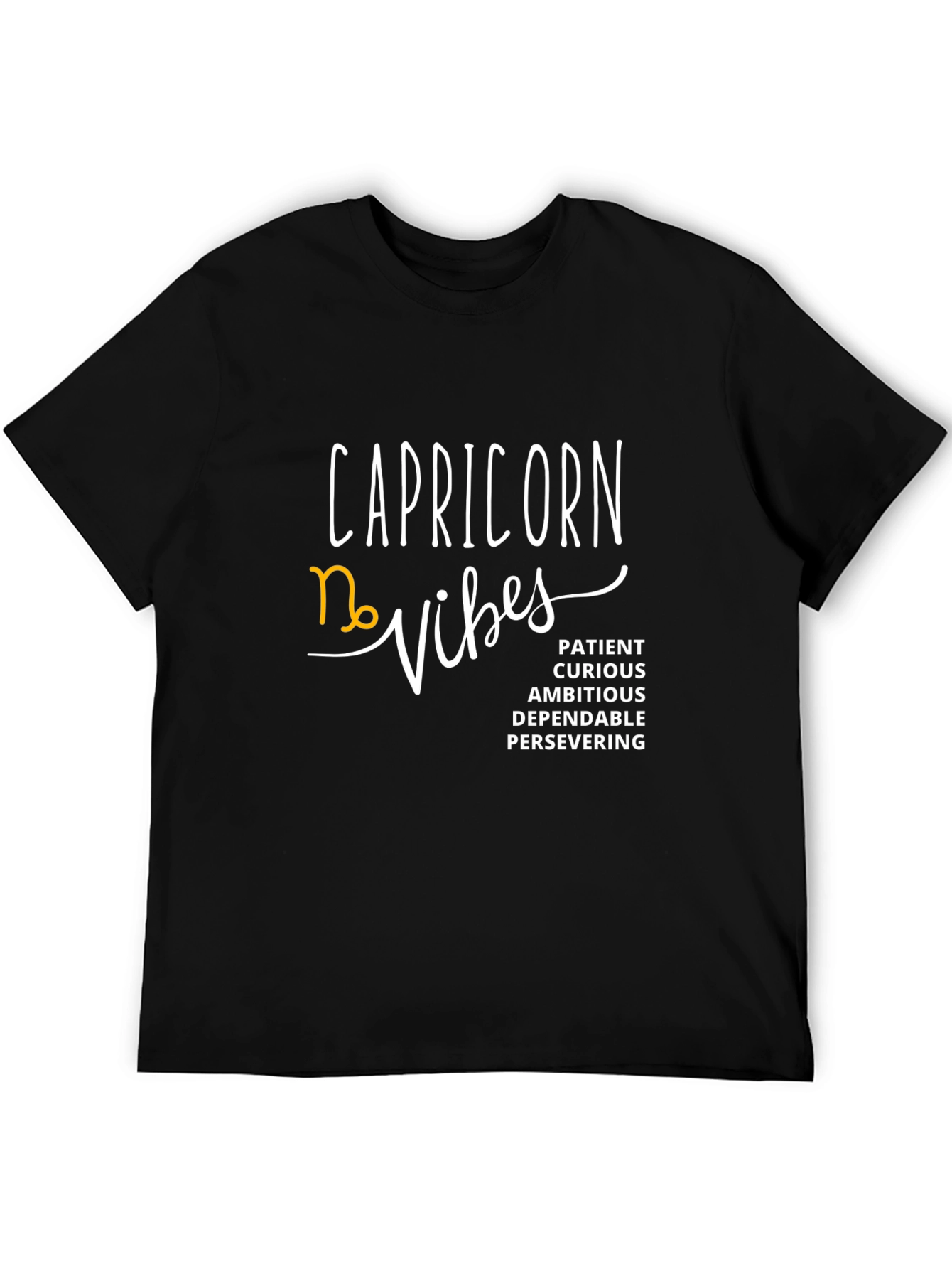 Capricorn Vibes T-Shirt Zodiac Sign Astrology Tee