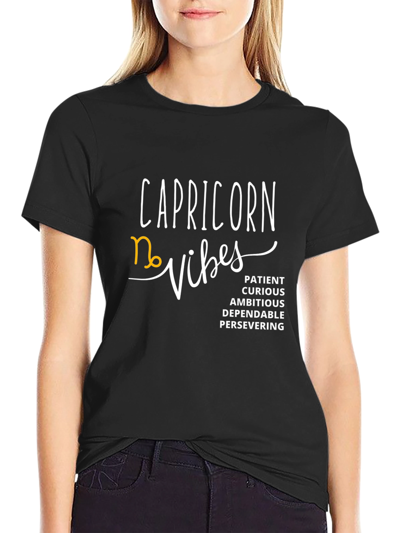Capricorn Vibes T-Shirt Zodiac Sign Astrology Tee