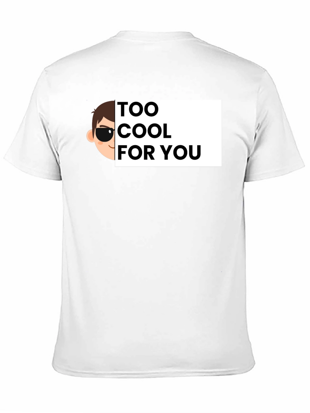 Cool Cartoon Graphic Tee - Black Cotton T-Shirt