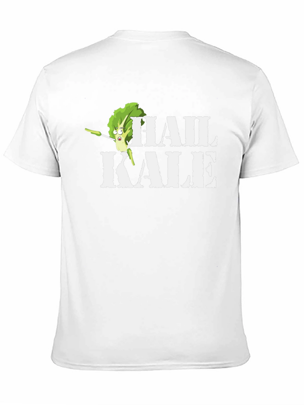 Hail Kale Funny Graphic T-Shirt - Black