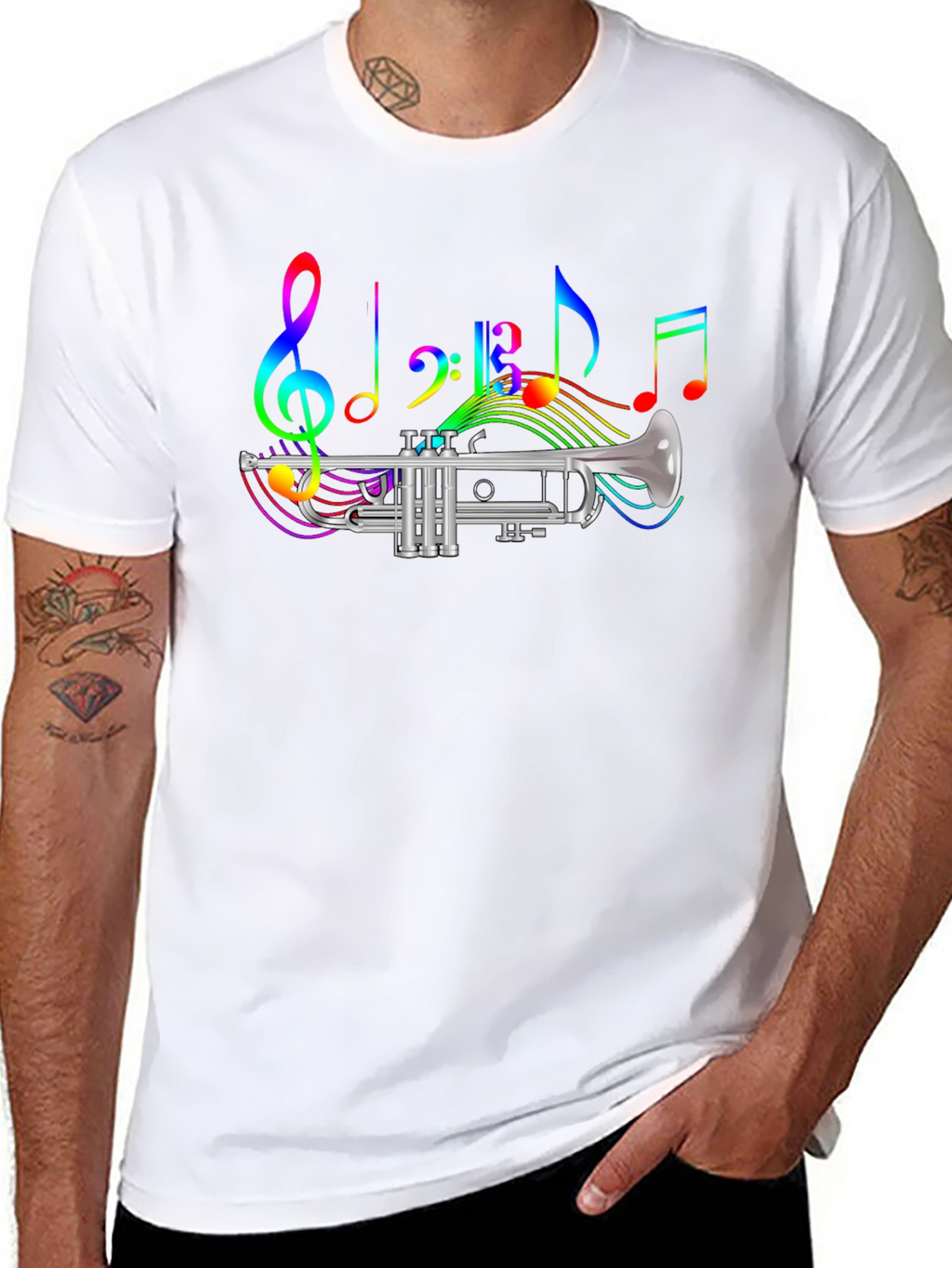 Musical Trumpet Graphic Tee