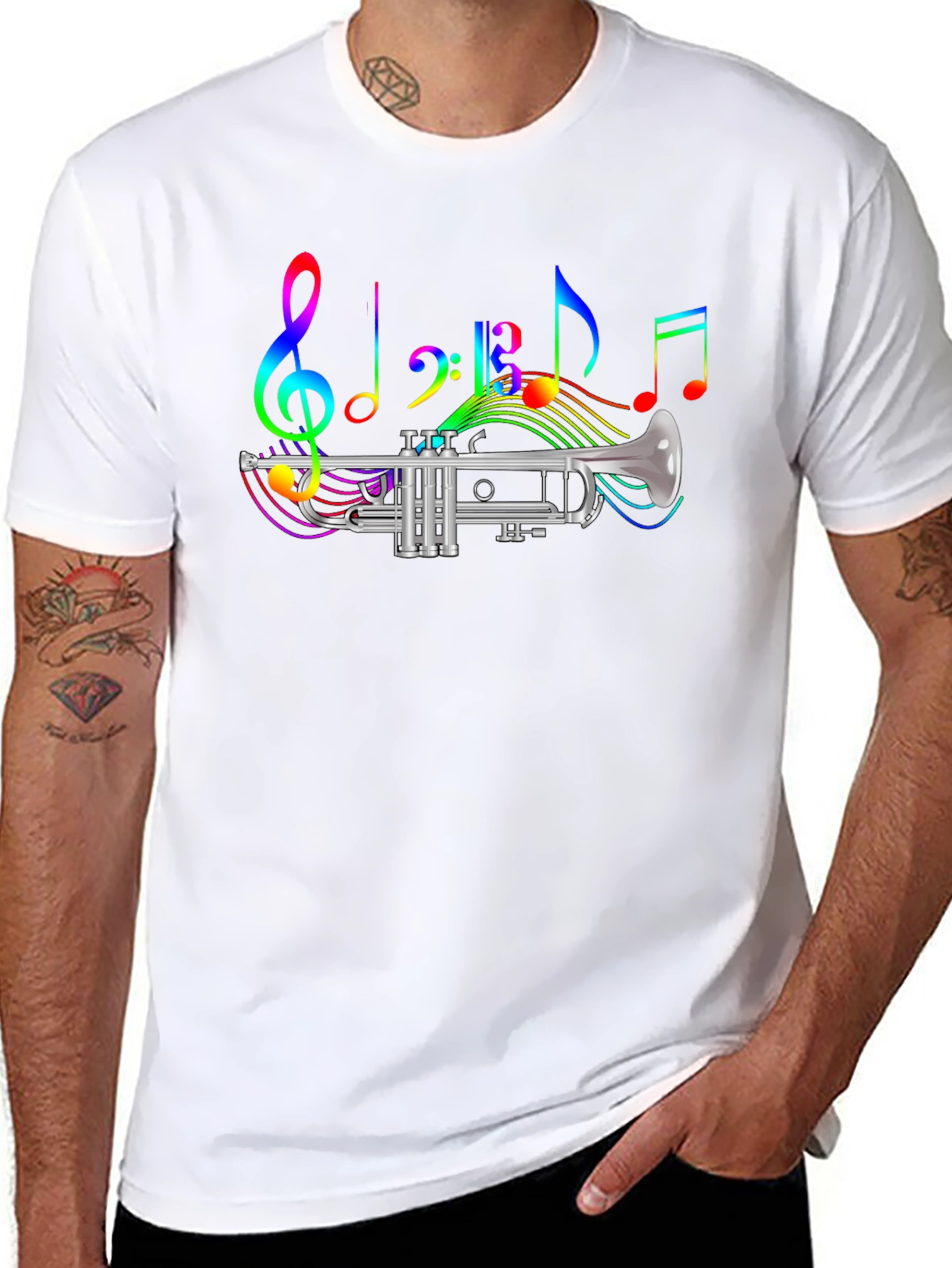 Musical Trumpet Graphic Tee