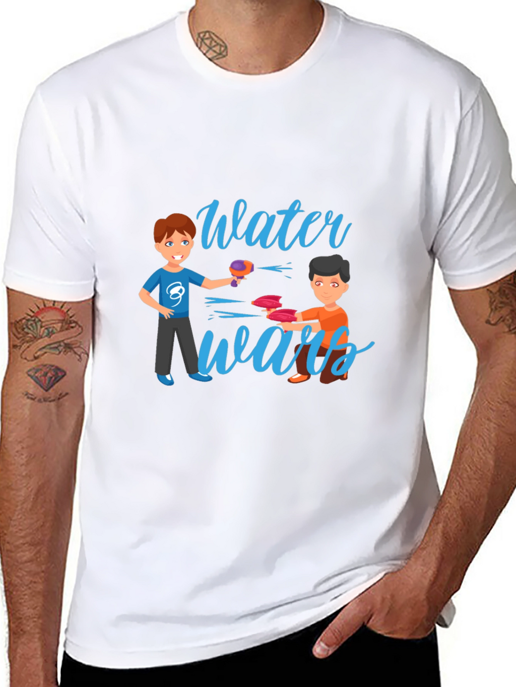 Water Wars T-Shirt - Fun Graphic Tee