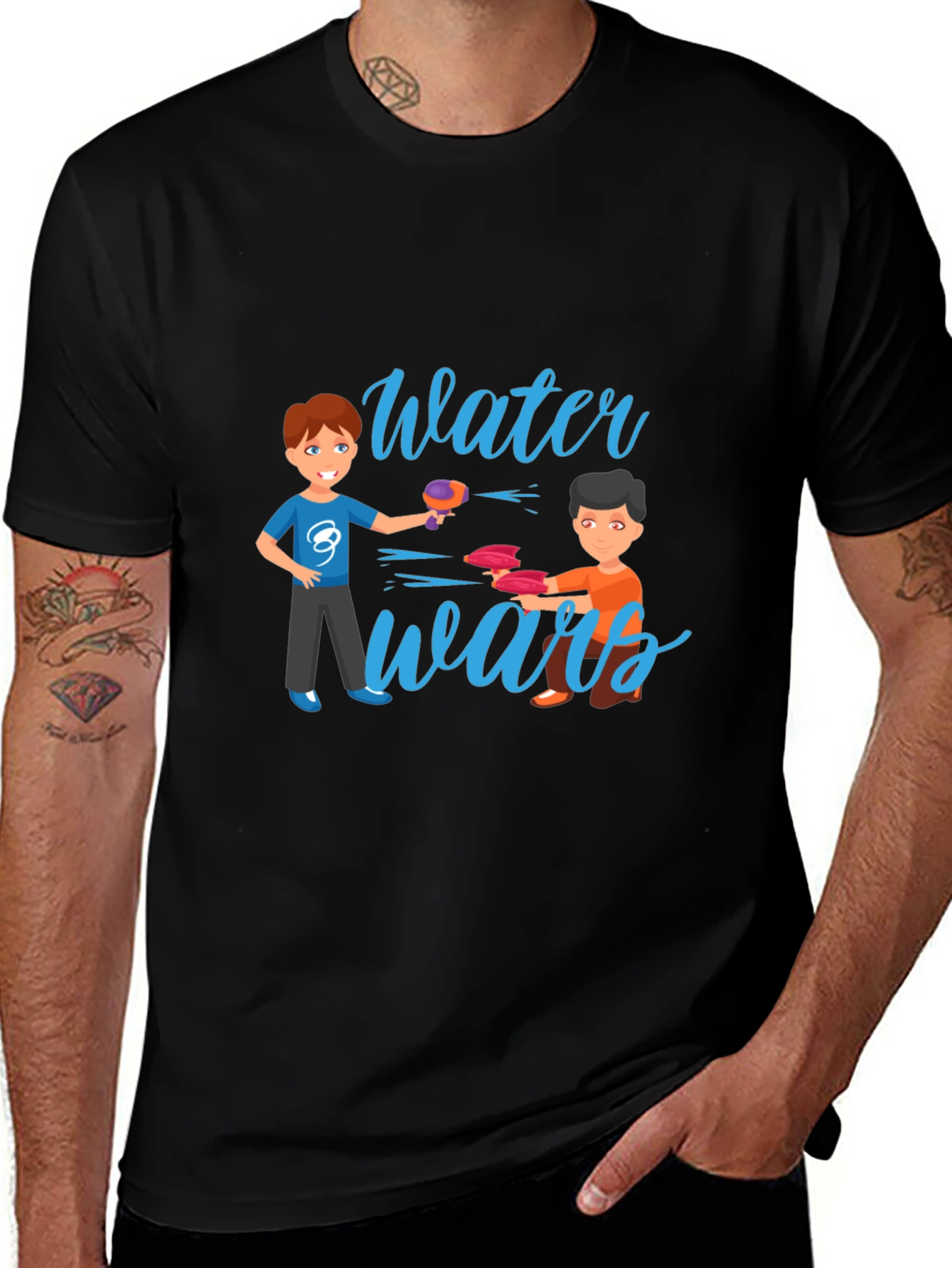 Water Wars T-Shirt - Fun Graphic Tee