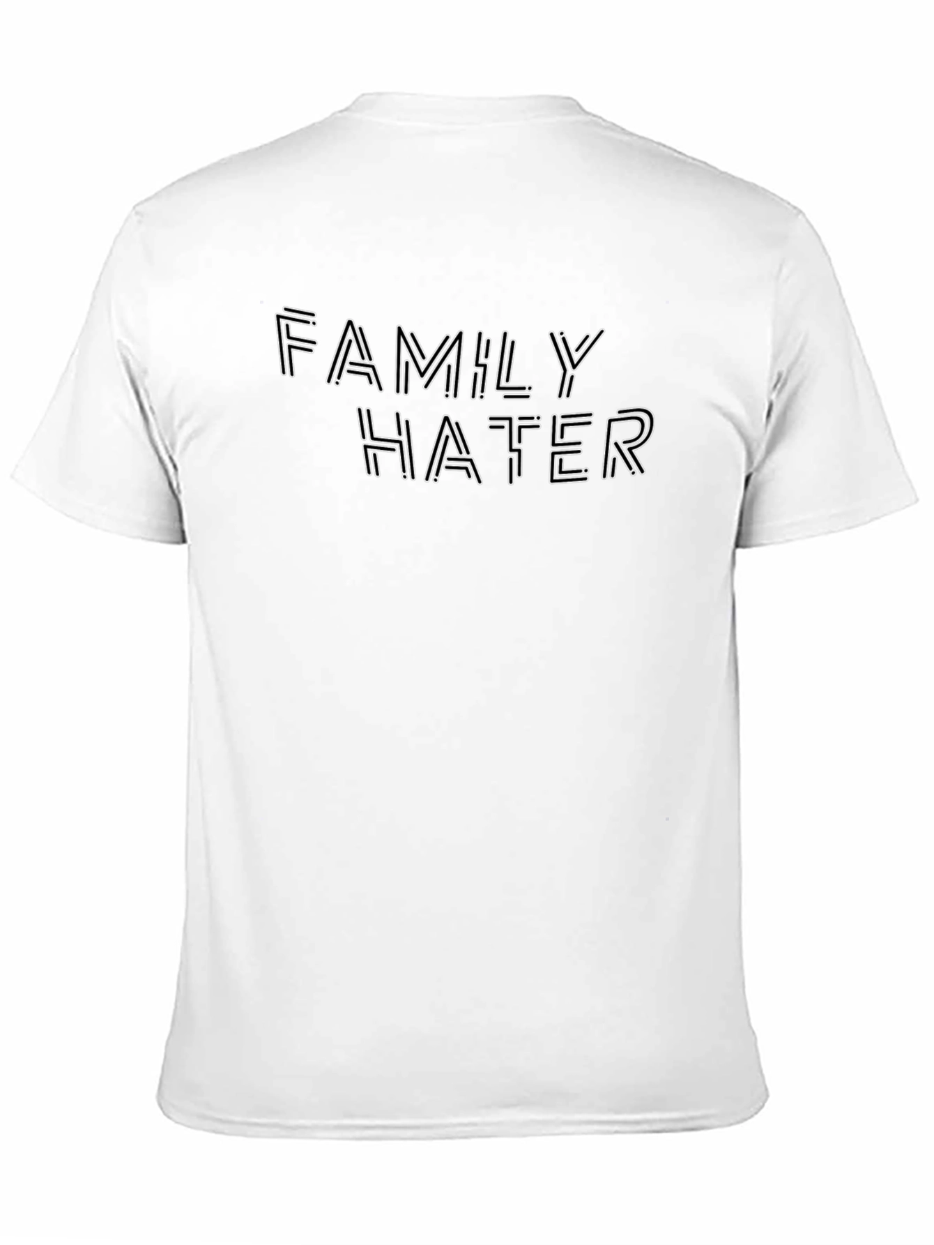 Family Hater Graphic Tee - Edgy Style