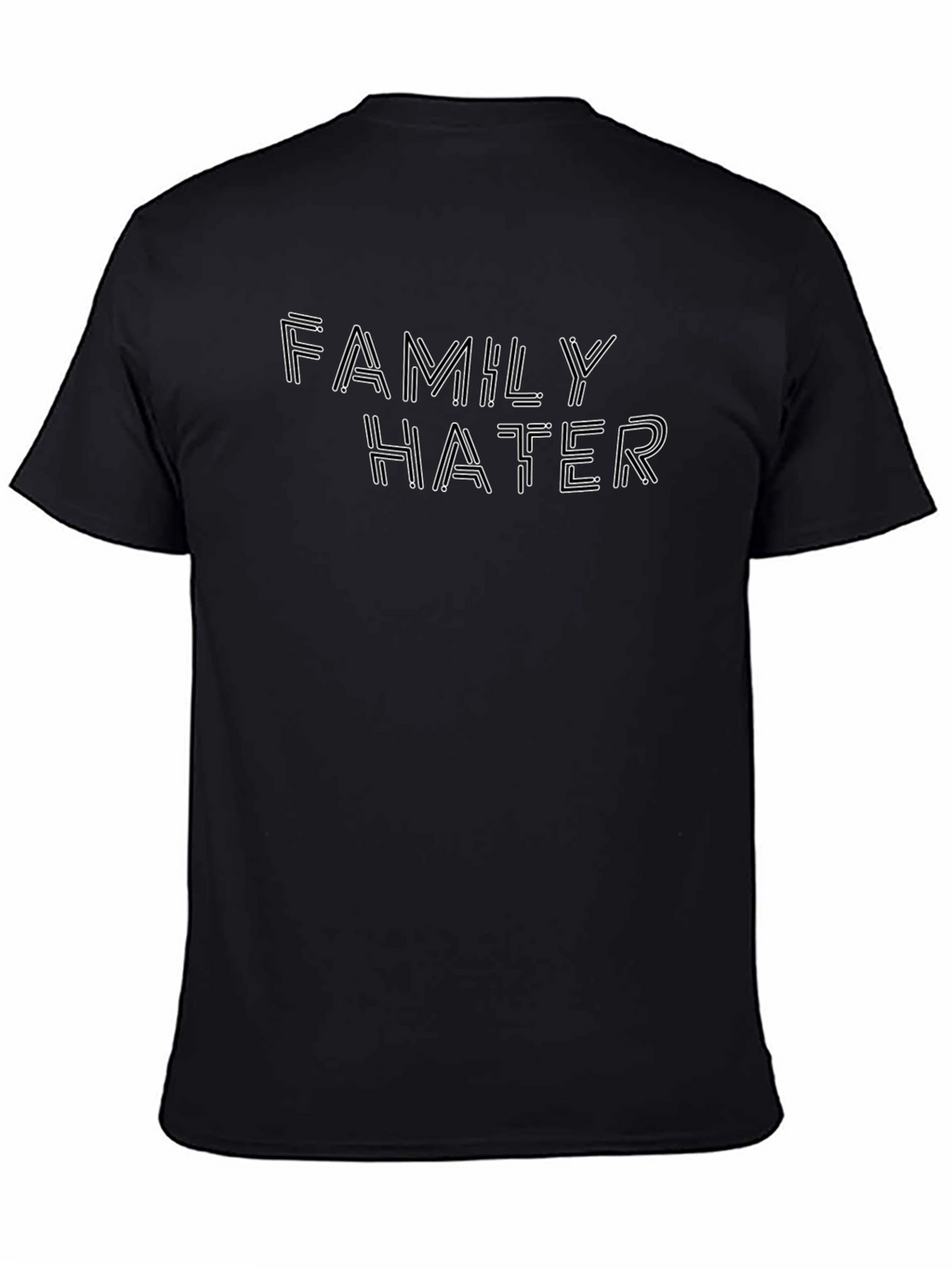 Family Hater Graphic Tee - Edgy Style