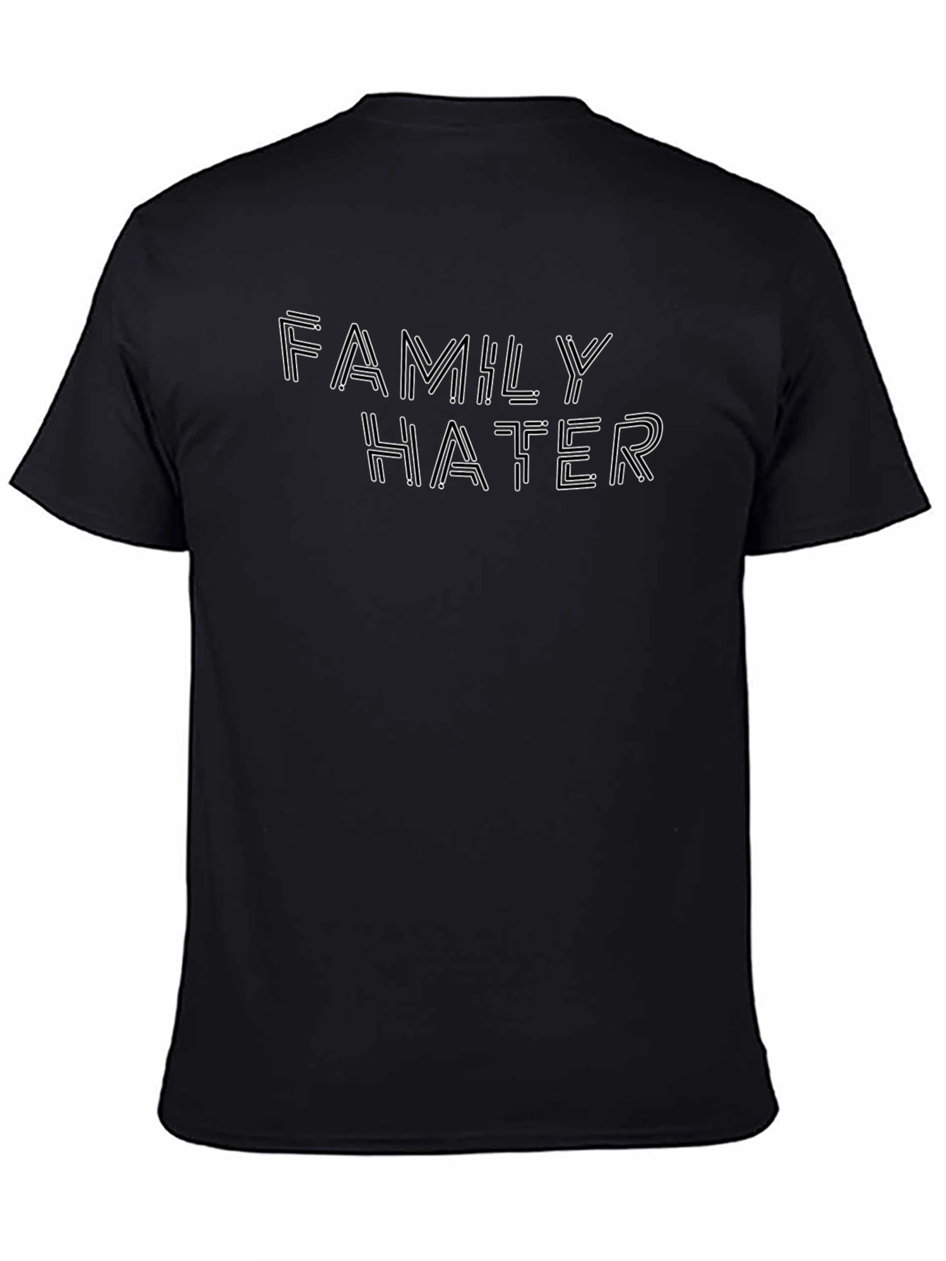 Family Hater Graphic Tee - Edgy Style
