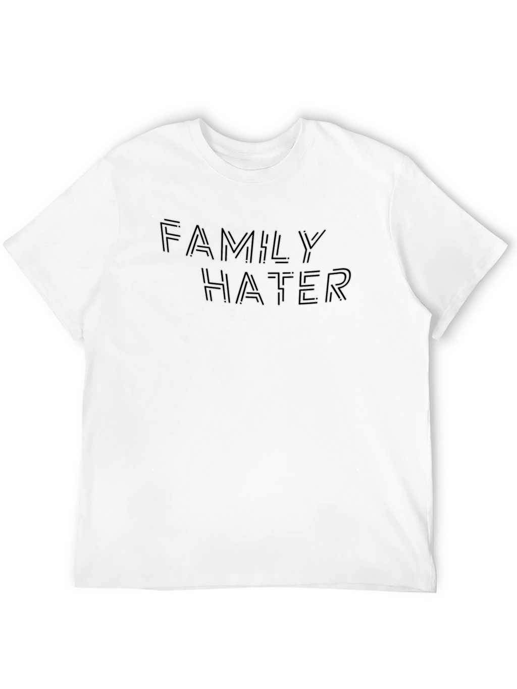 Family Hater Graphic Tee - Edgy Style