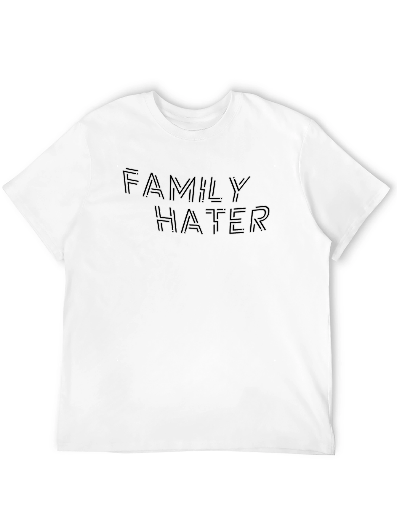 Family Hater Graphic Tee - Edgy Style