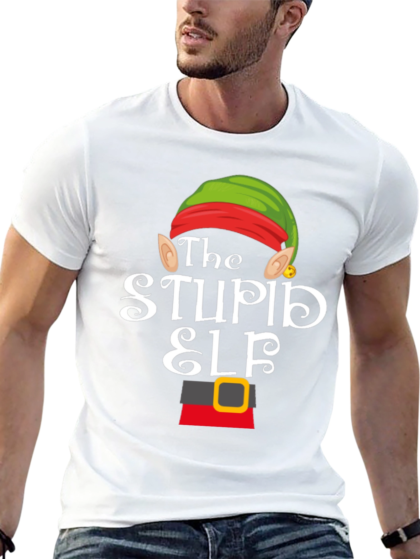 The Stupid Elf Funny Christmas T-Shirt