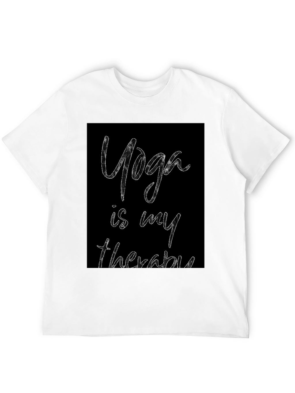 Yoga Therapy Graphic Tee - Black