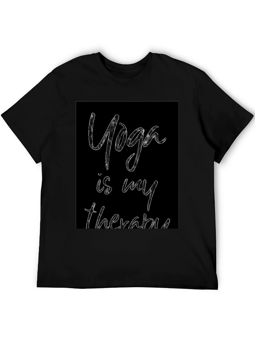 Yoga Therapy Graphic Tee - Black